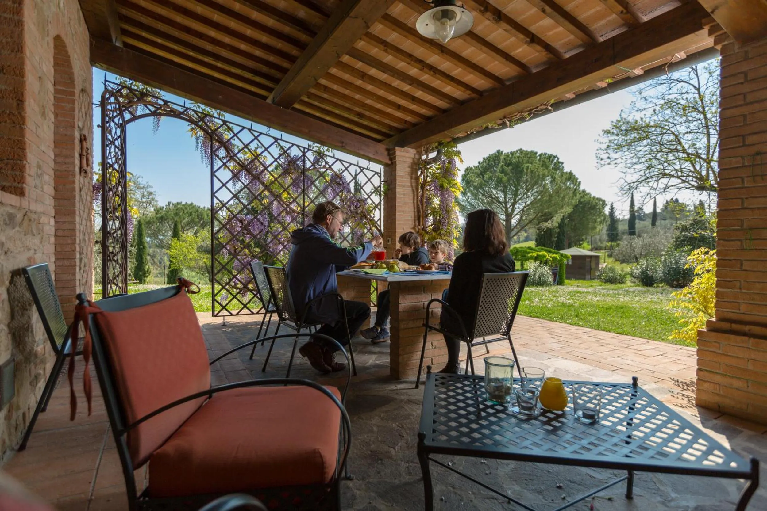 Balcony/Terrace in Agriturismo Canale
