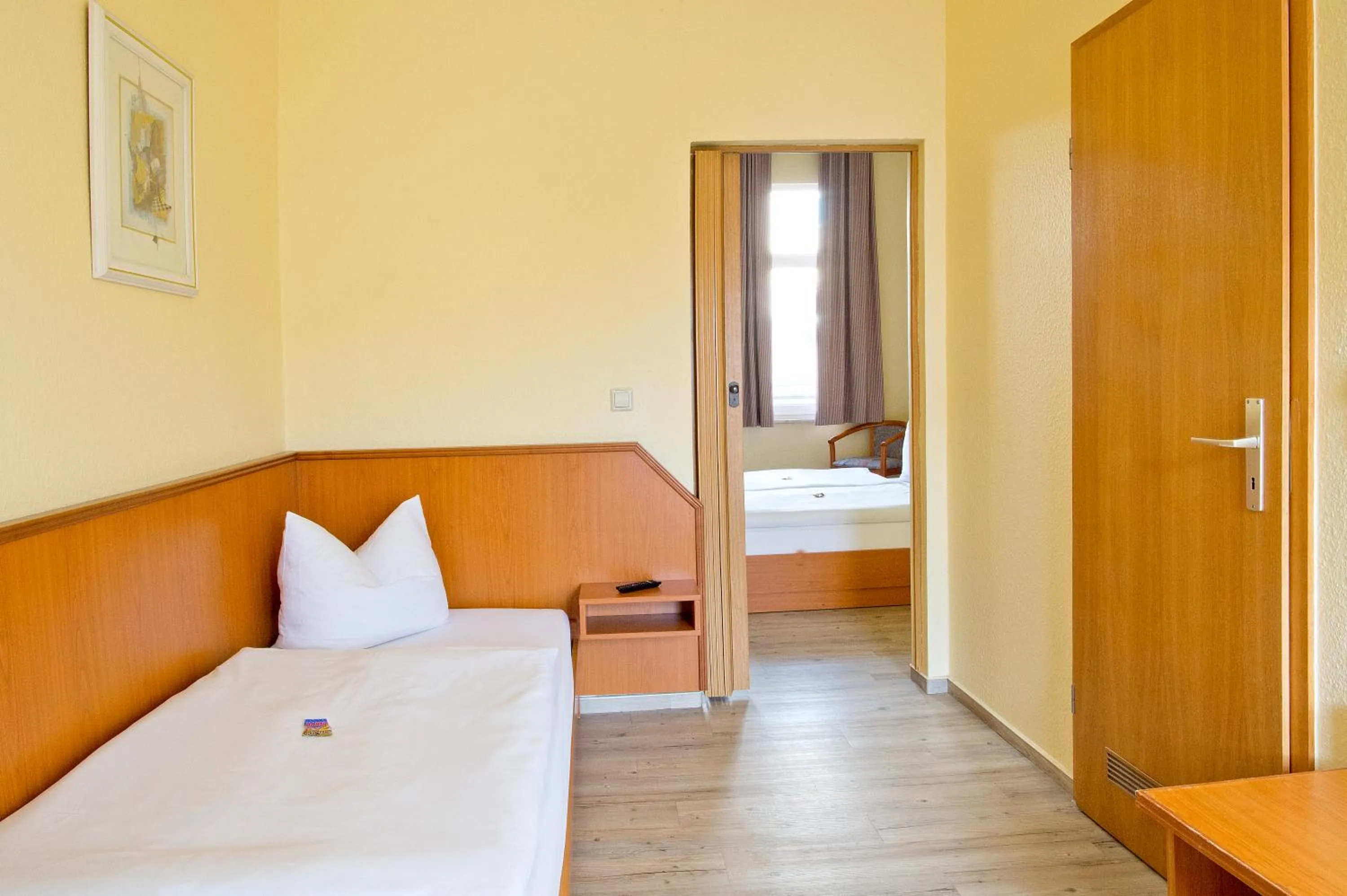 Bed in Hotel Thüringer Hof