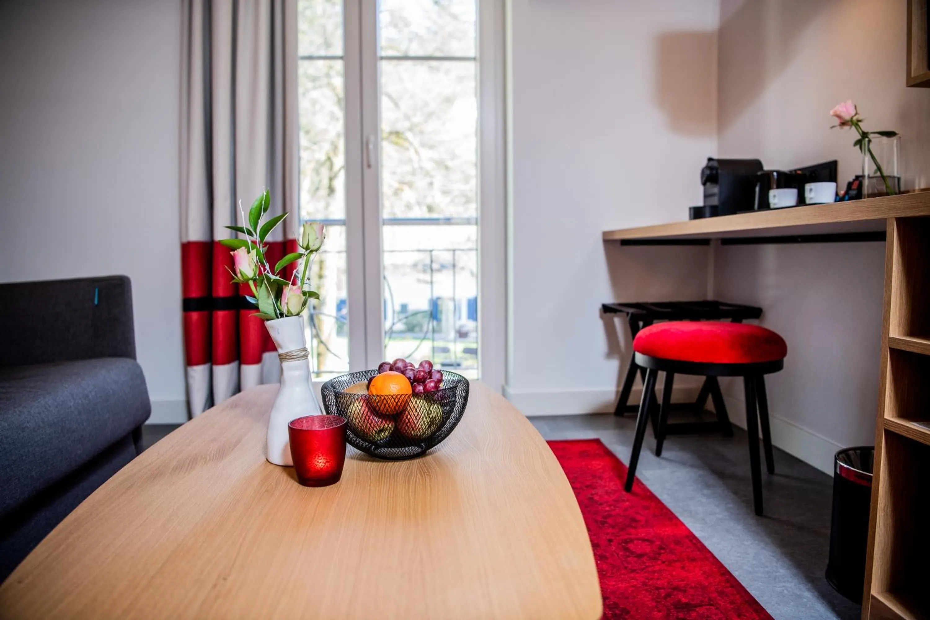 Living room in Hôtel Les Ardillières du Pont d'Oye
