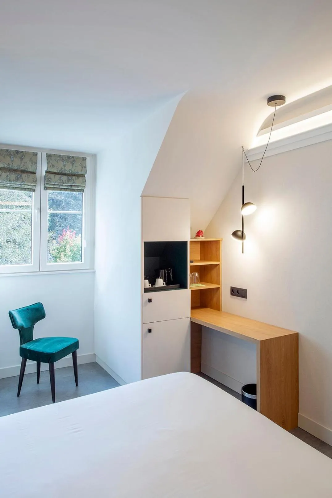 Bed in Hôtel Les Ardillières du Pont d'Oye