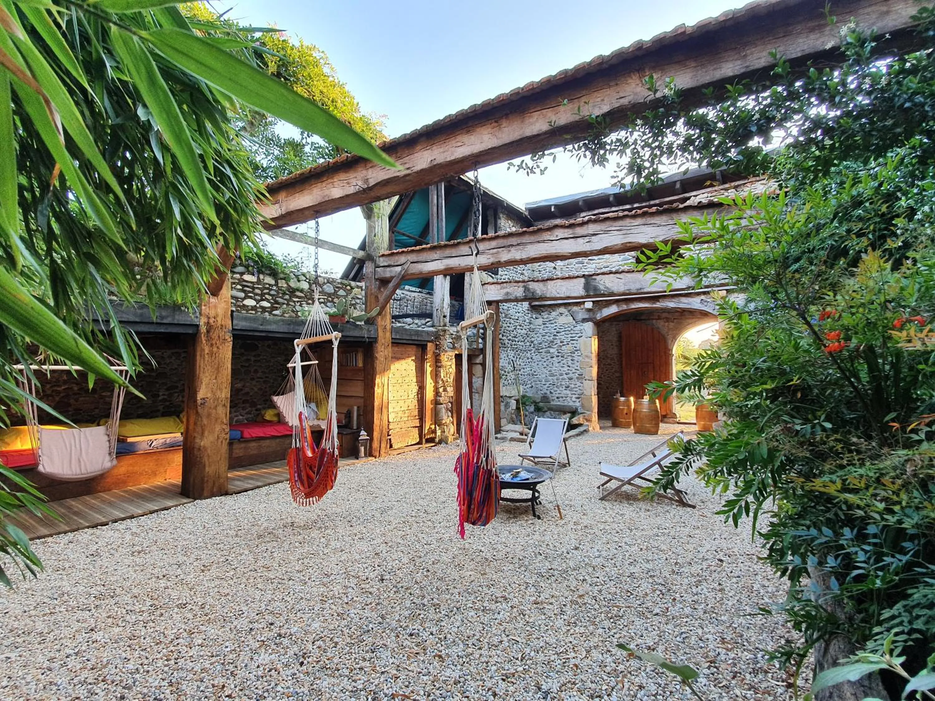 Patio in Domaine de la Castagnère