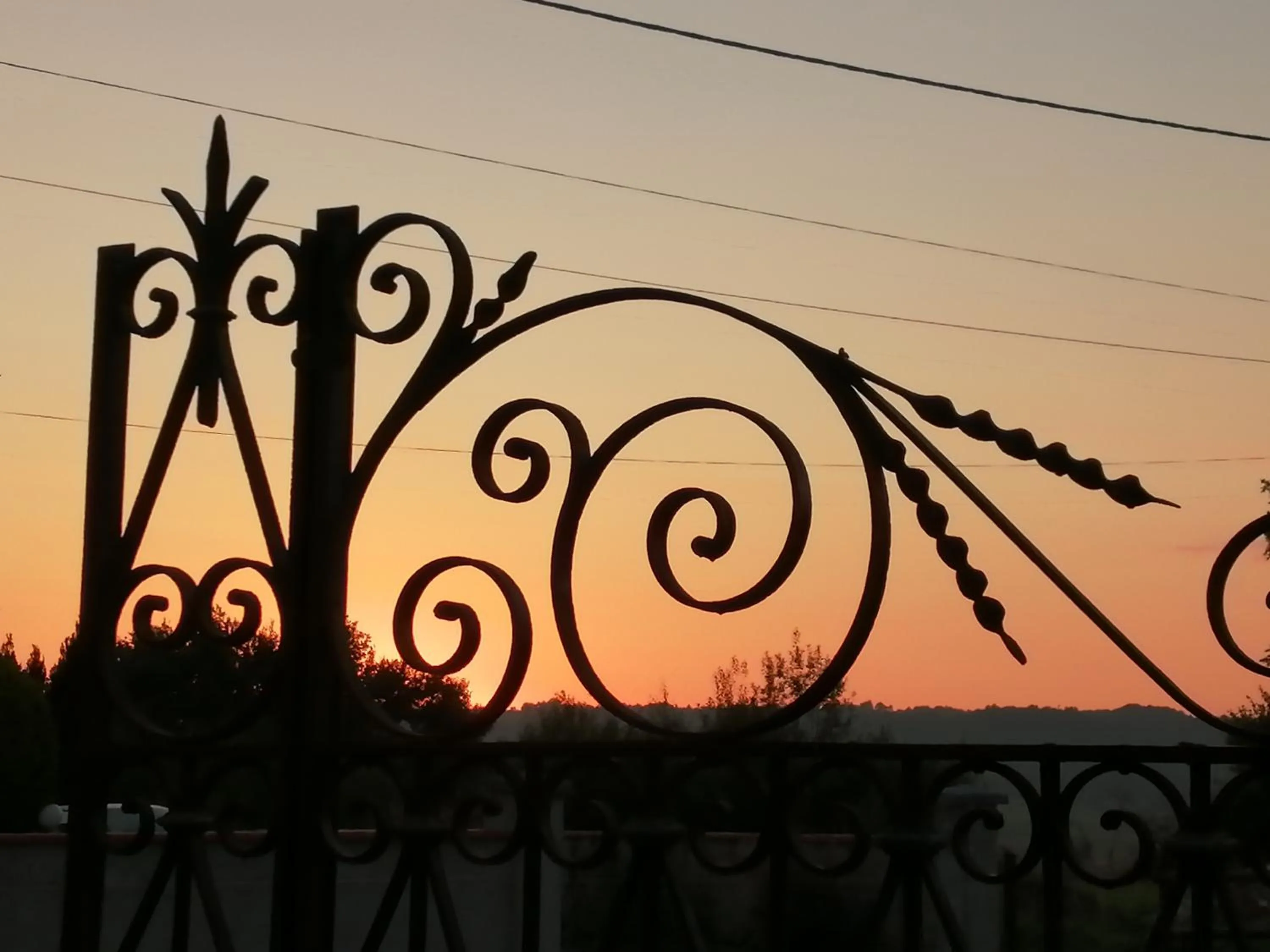 Sunrise in Domaine de la Castagnère