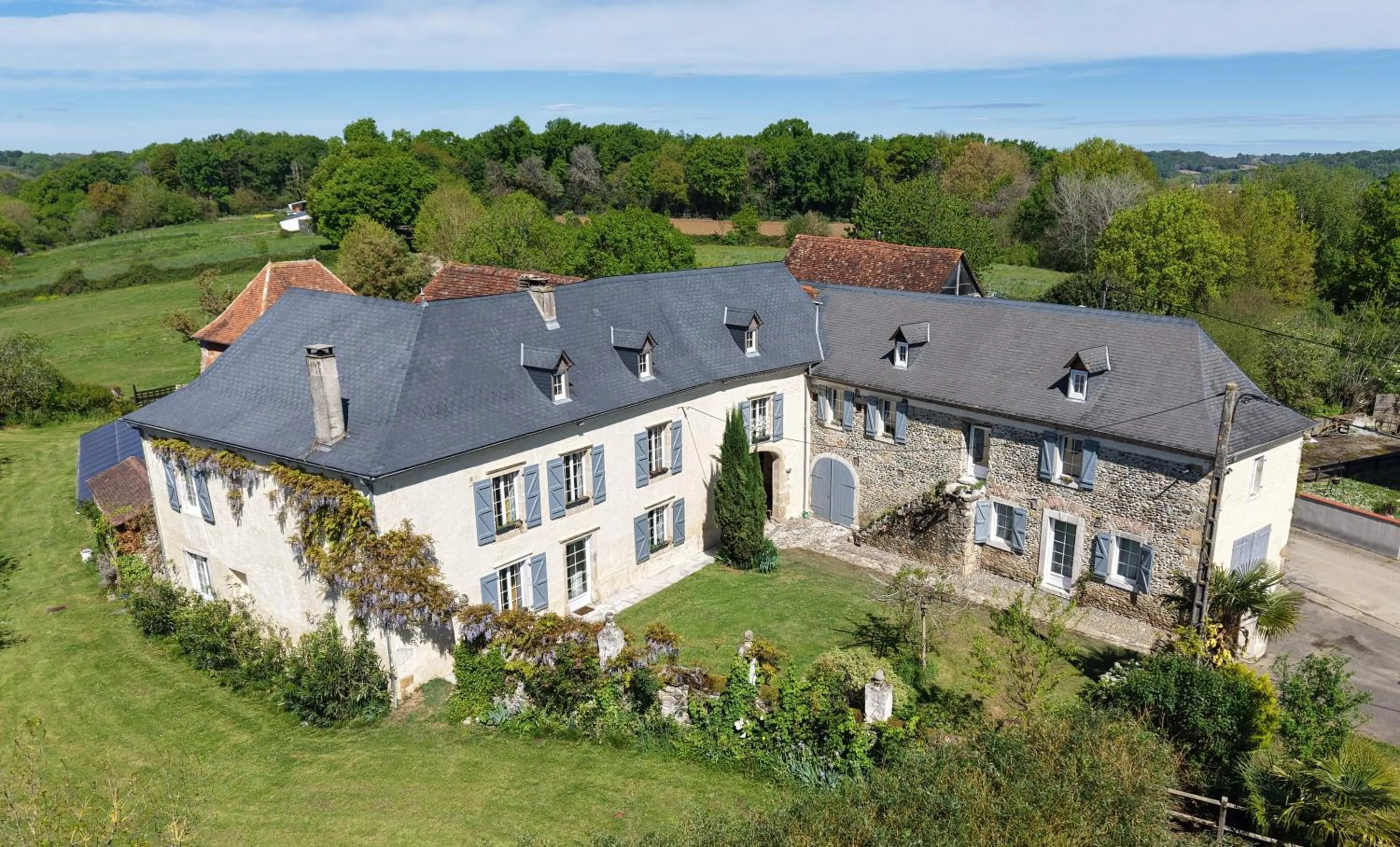 Bird's eye view in Domaine de la Castagnère