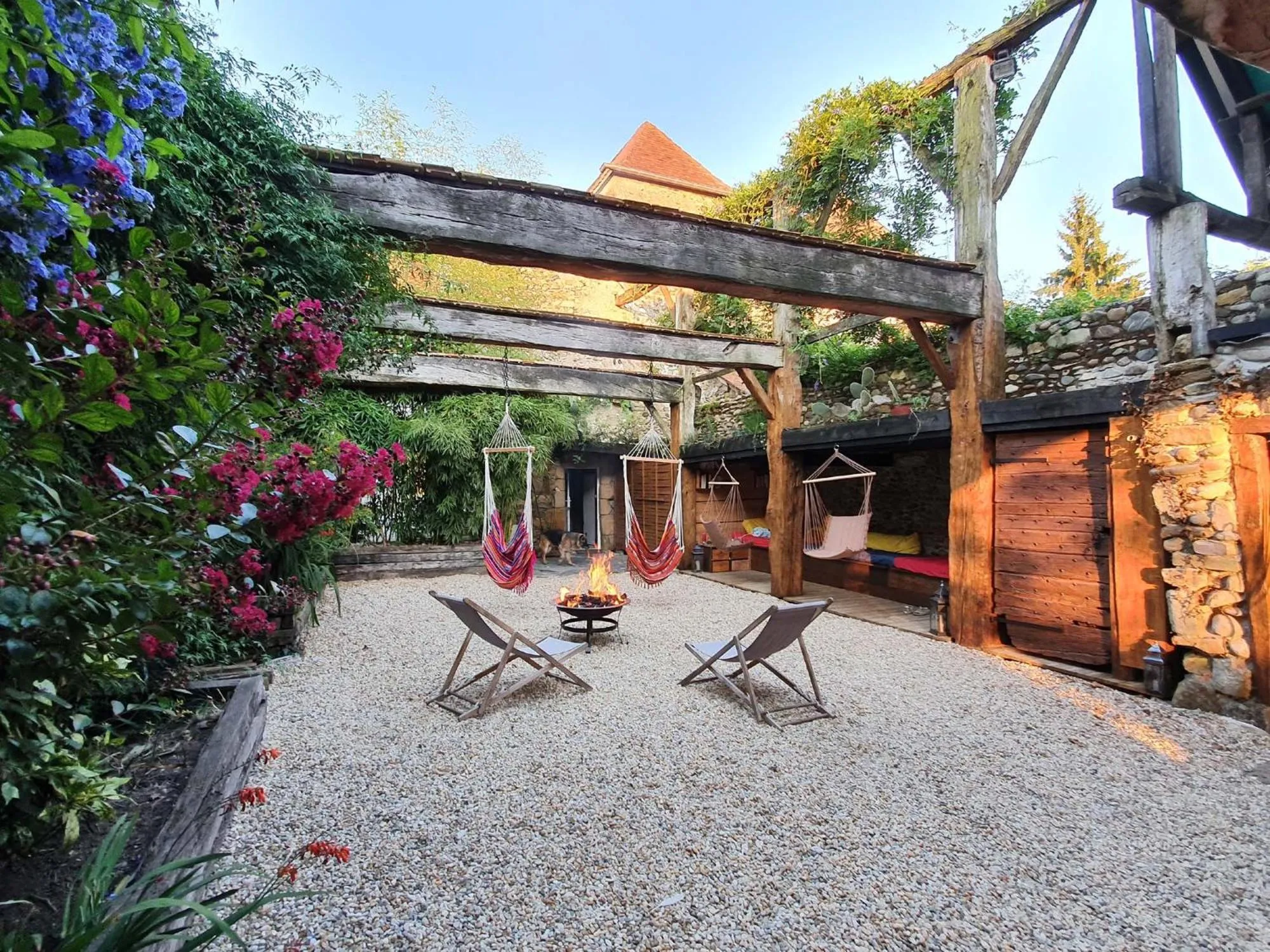 Patio in Domaine de la Castagnère