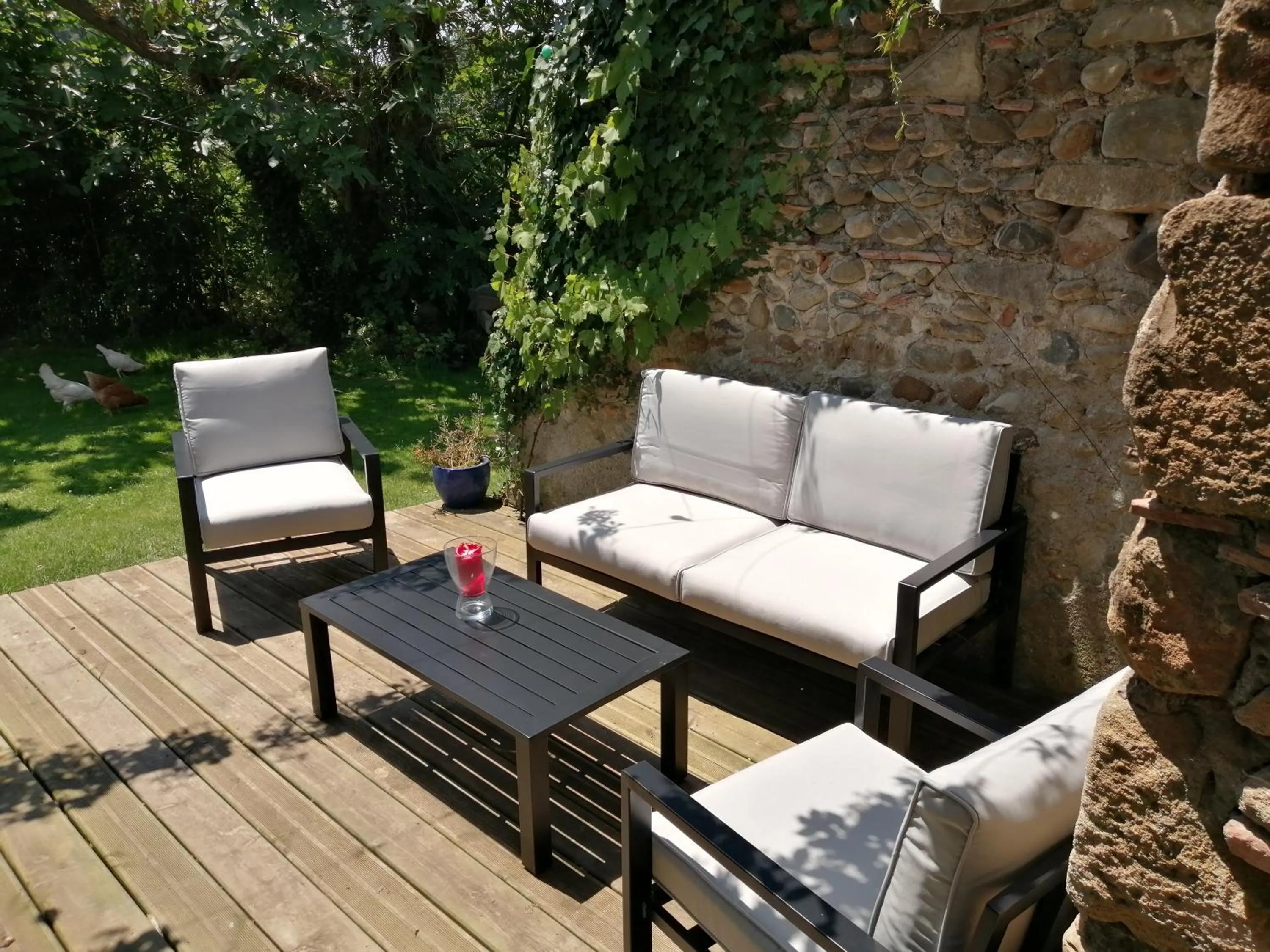 Patio in Domaine de la Castagnère