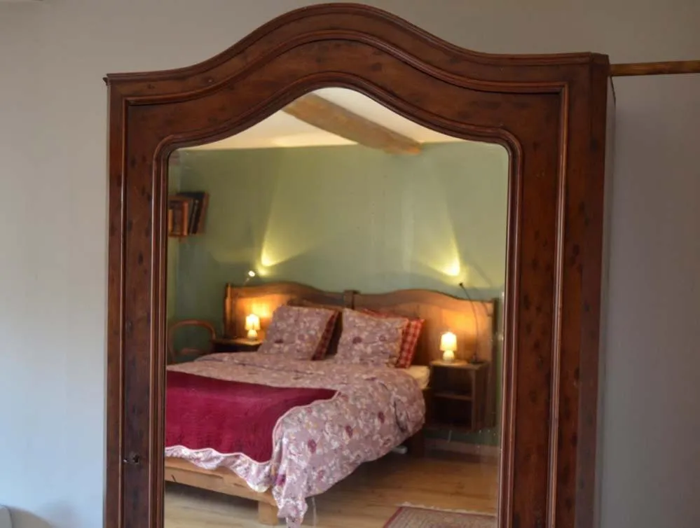 Bedroom, Bed in Domaine de la Castagnère