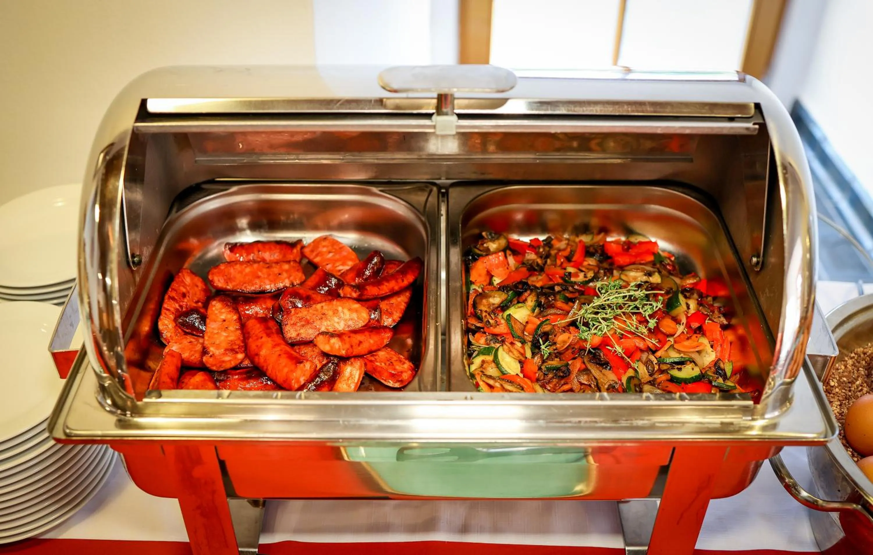 Breakfast in Hotel Mlýn