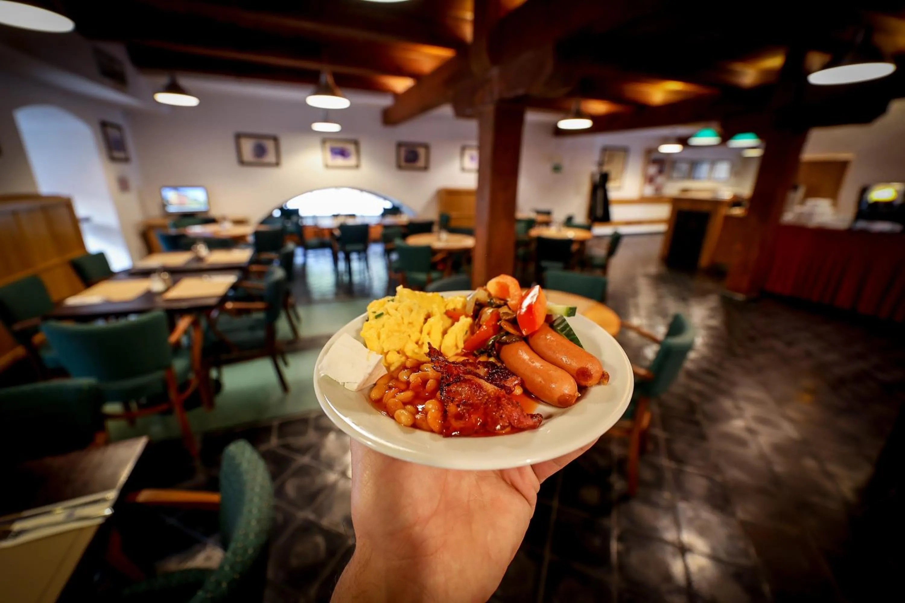 Breakfast in Hotel Mlýn