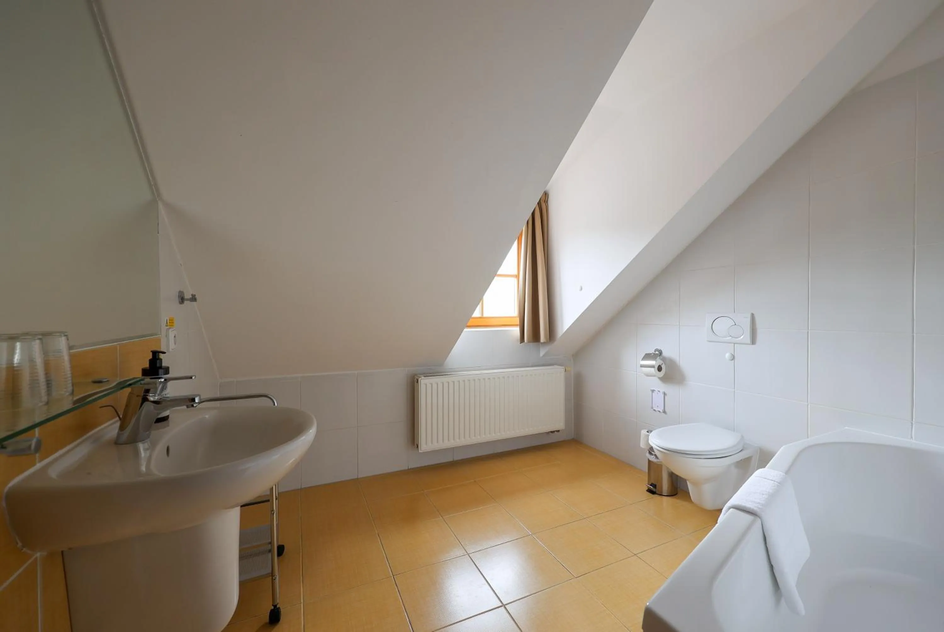 Toilet in Hotel Mlýn