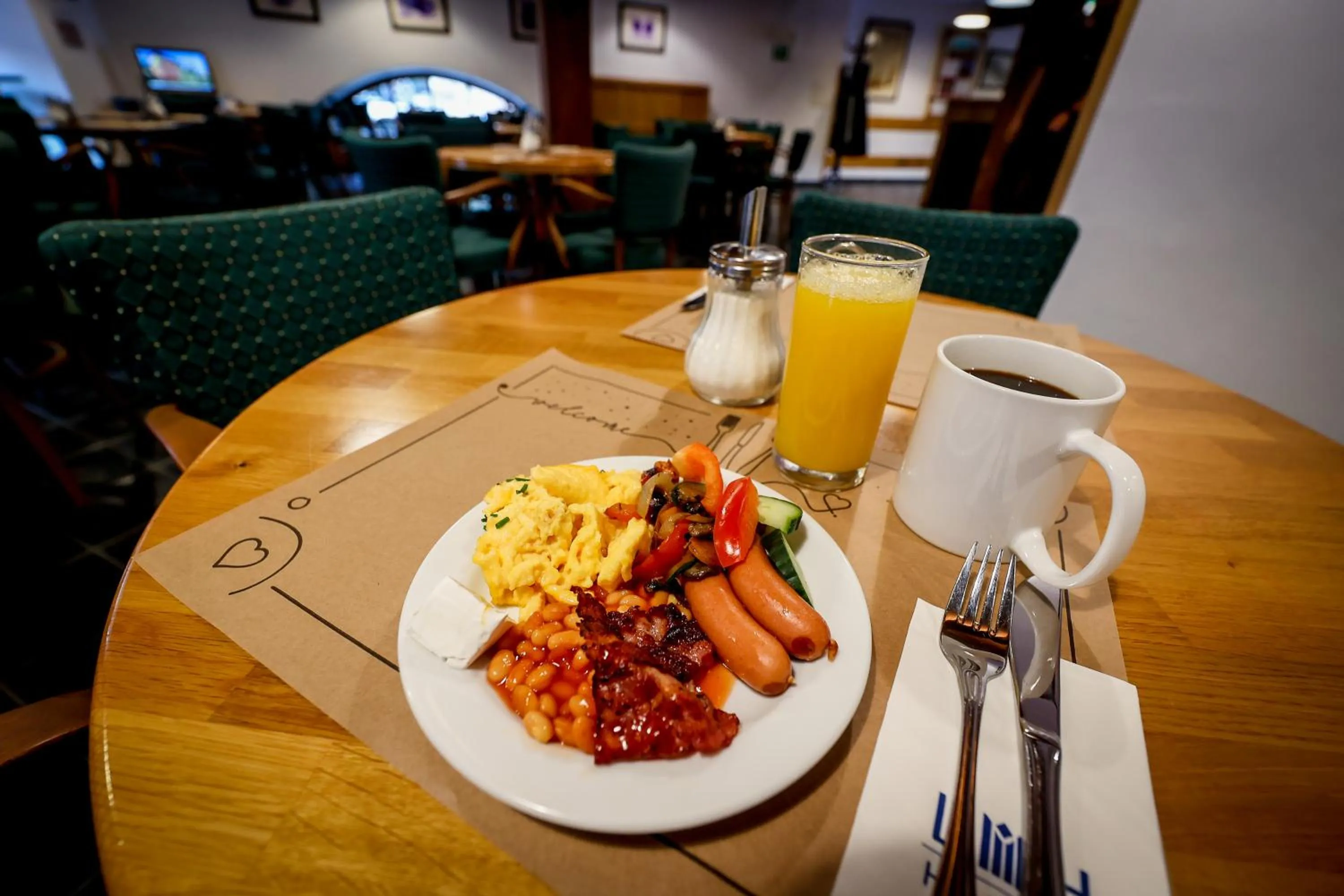 Breakfast in Hotel Mlýn