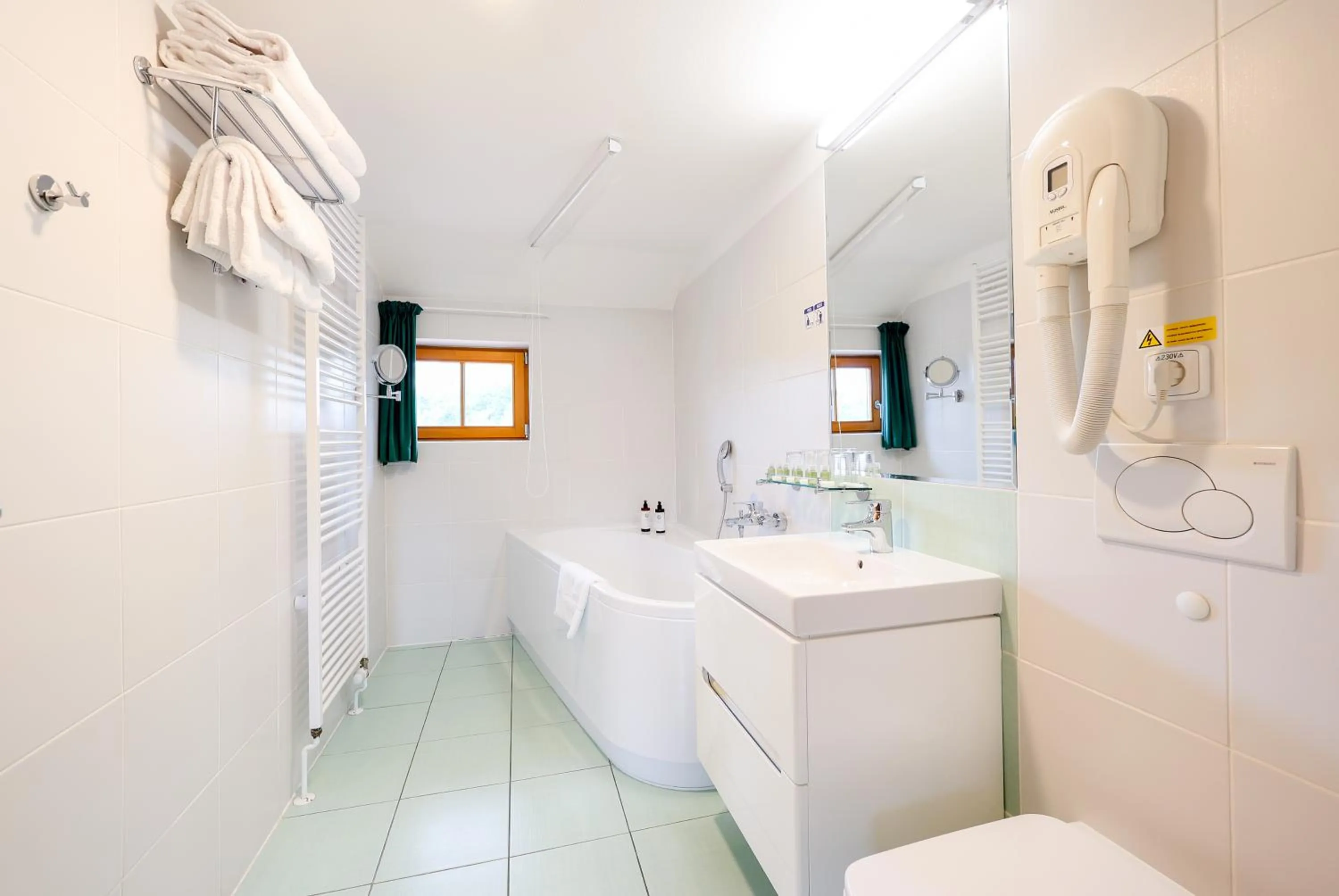 Toilet in Hotel Mlýn