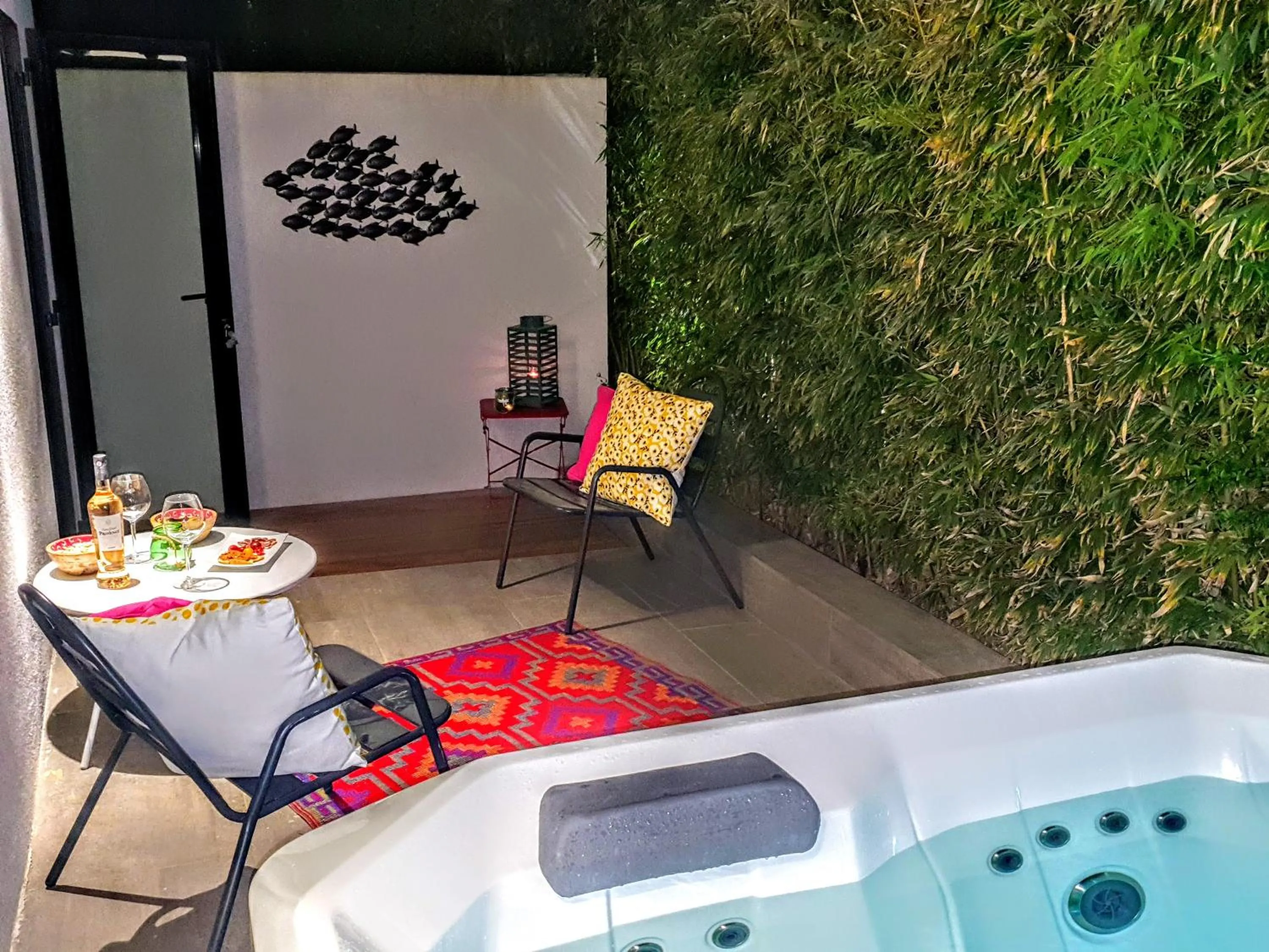 Patio in La Villa Blanche