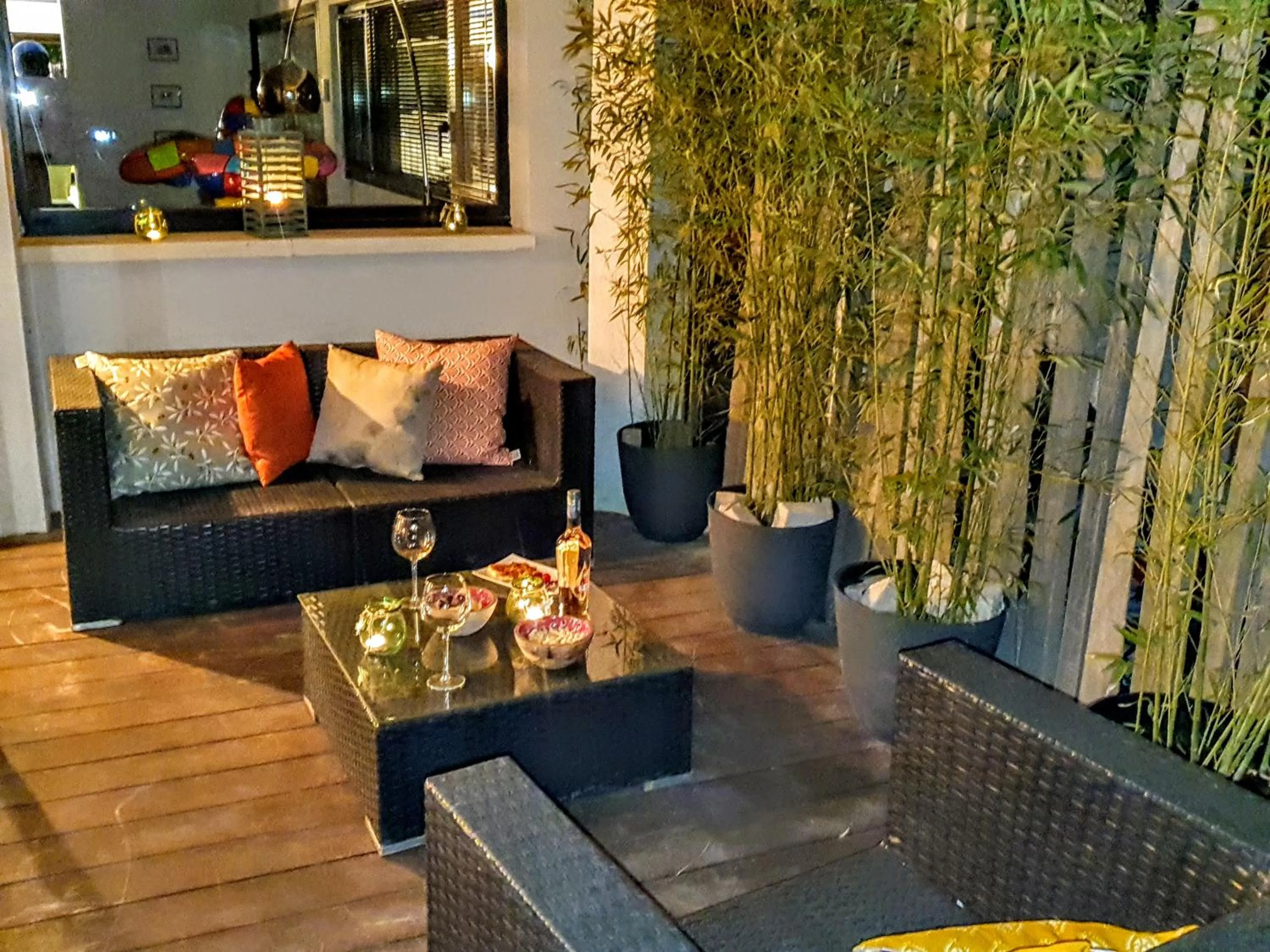 Patio in La Villa Blanche