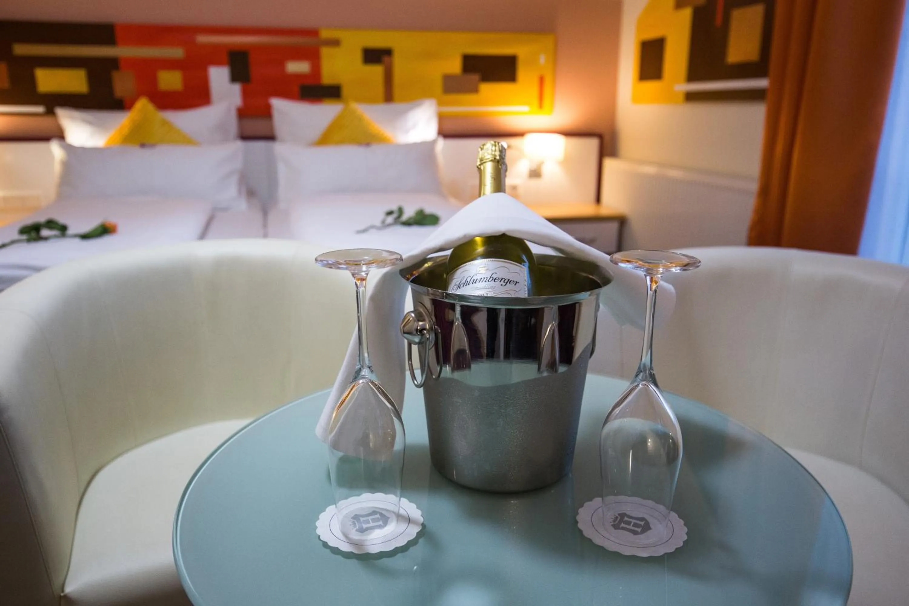 Bed in Hotel Residenz Hössinger