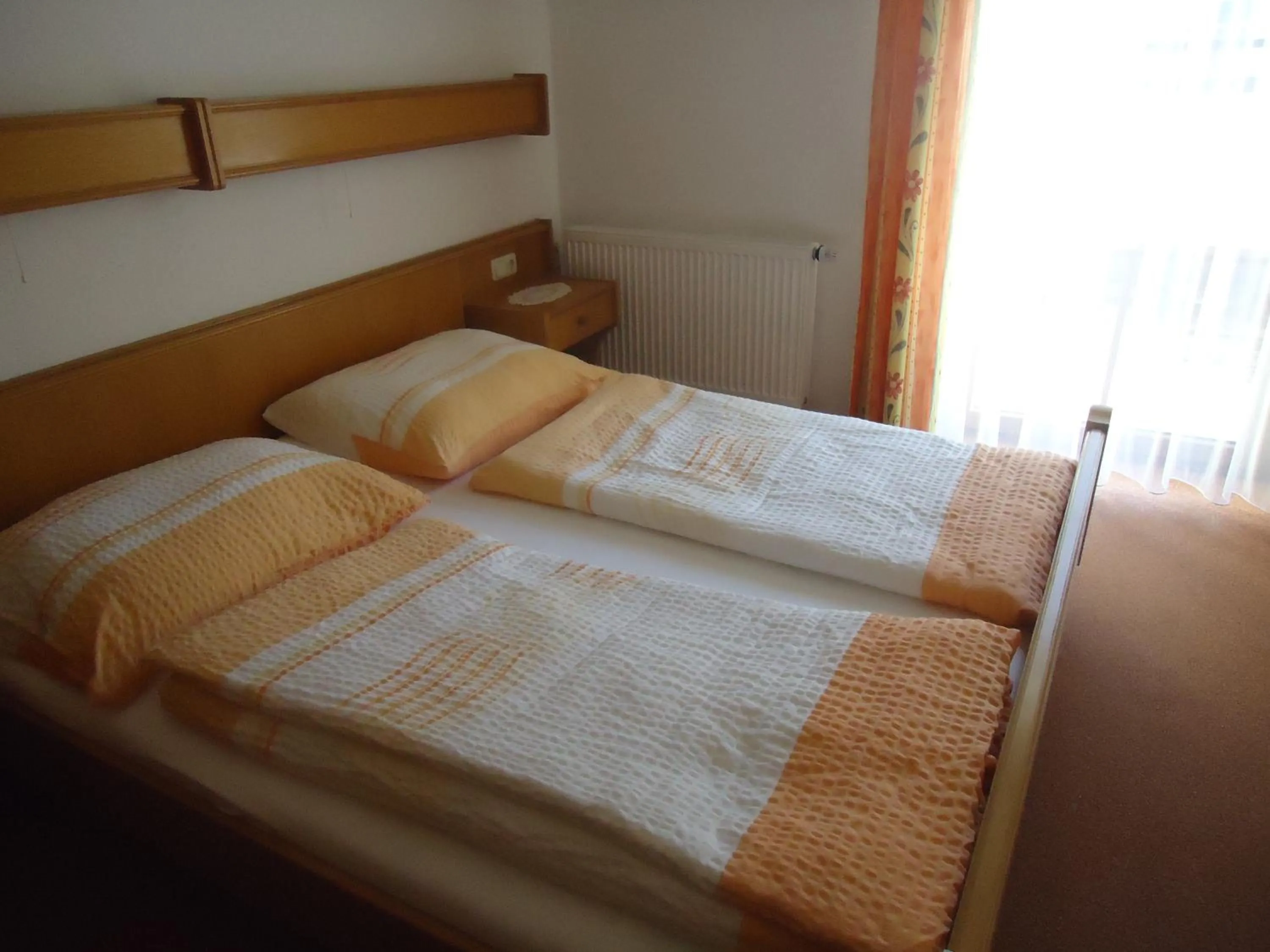 Bed in Pension Wald