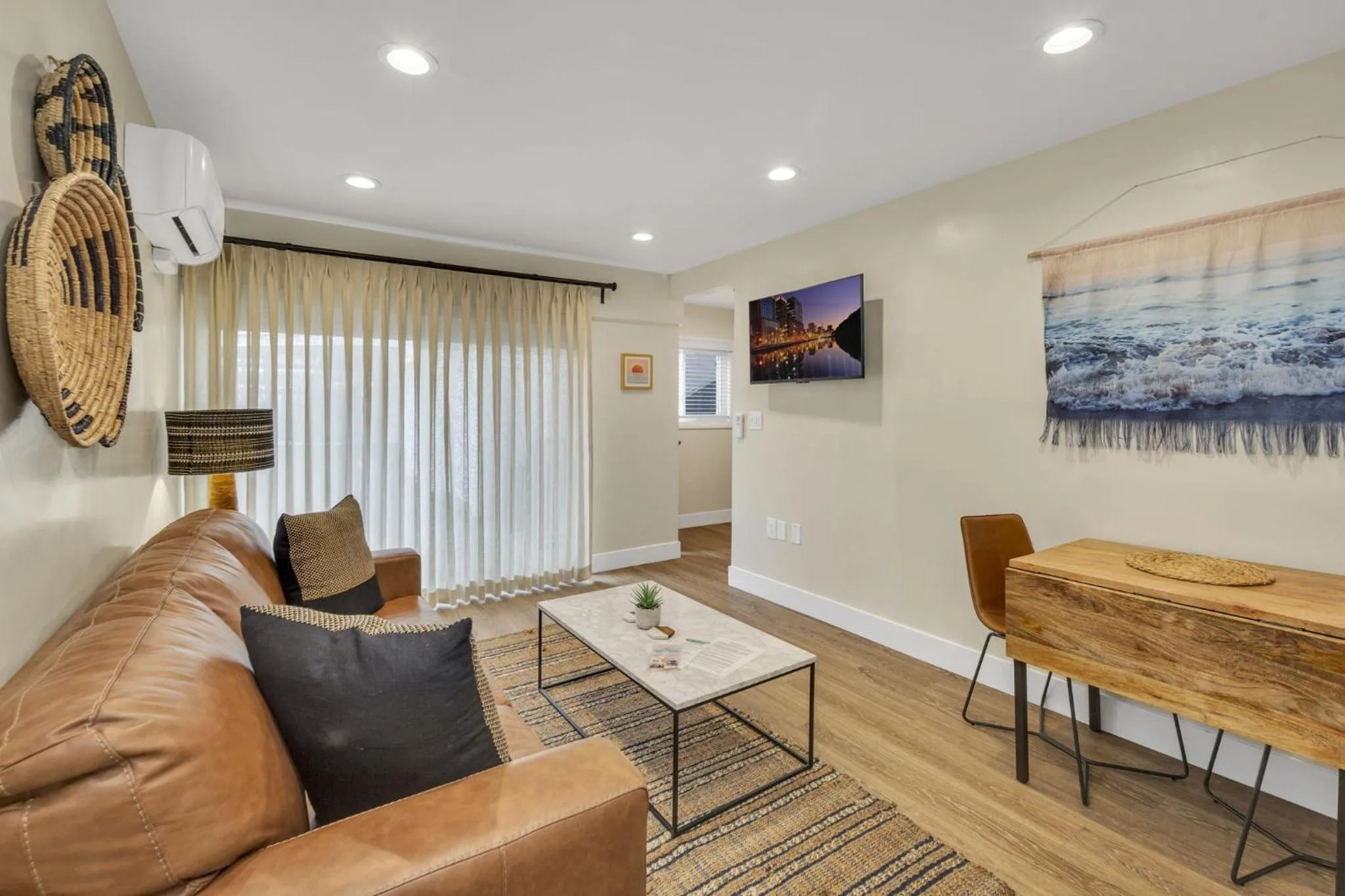 Seating area in The Marbella