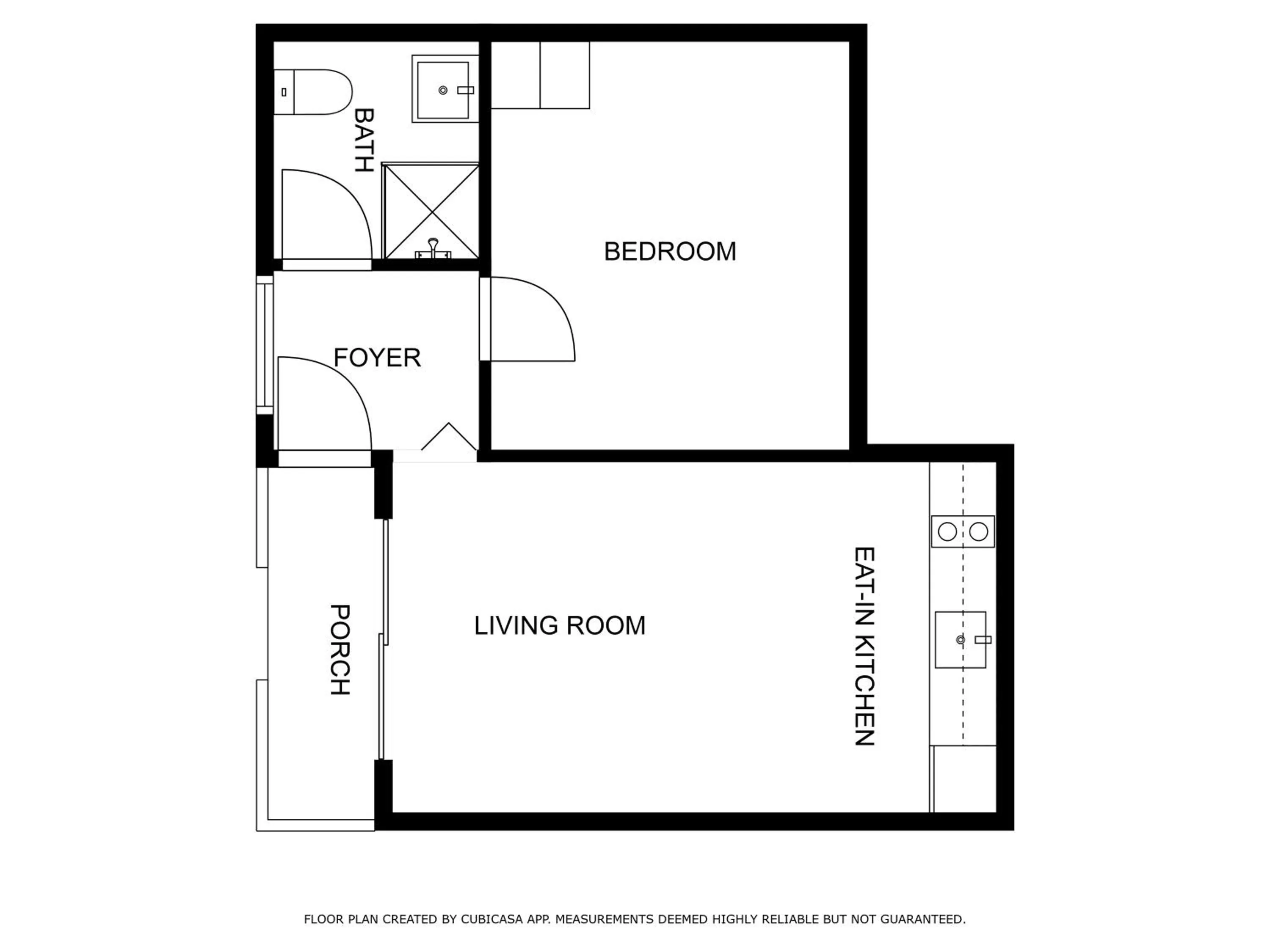 Floor plan in The Marbella