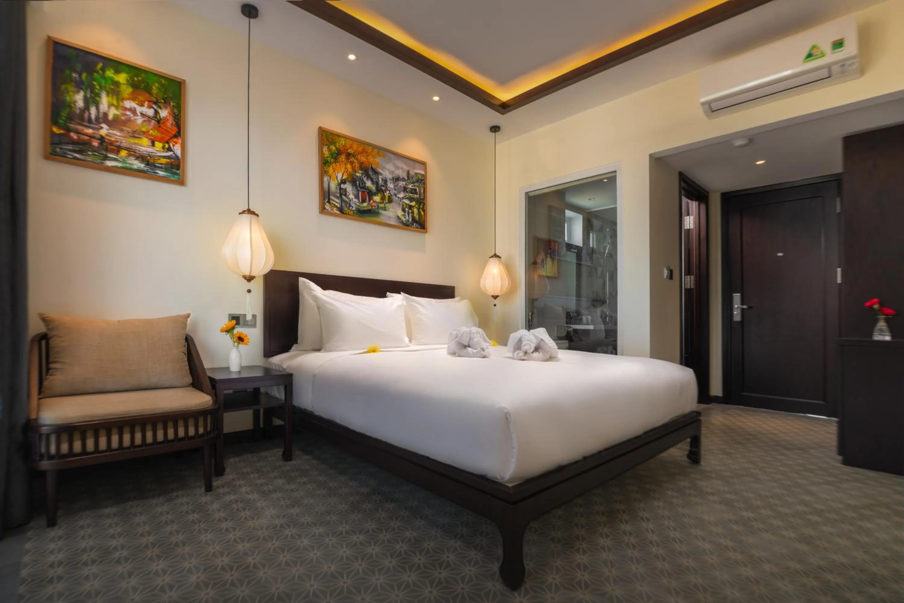 Bedroom, Bed in Hoi An Merrily De Art Hotel