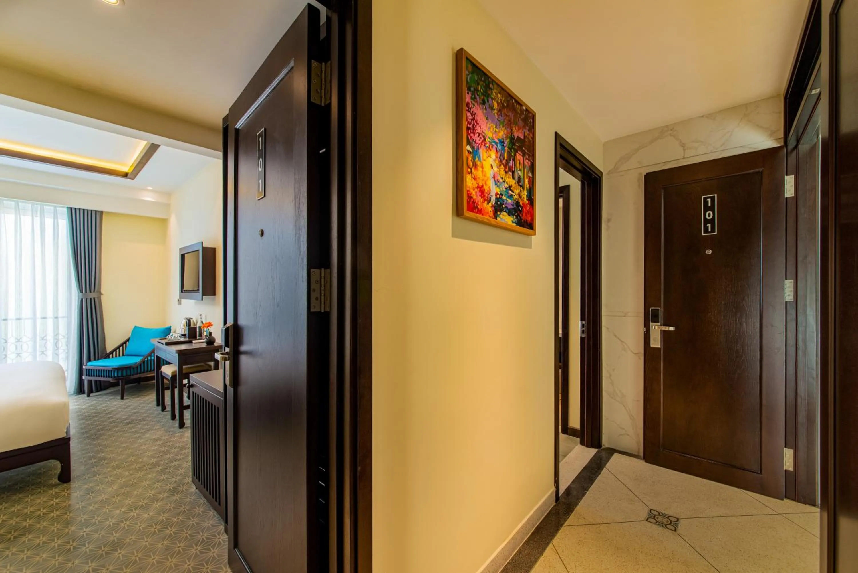 Bedroom in Hoi An Merrily De Art Hotel