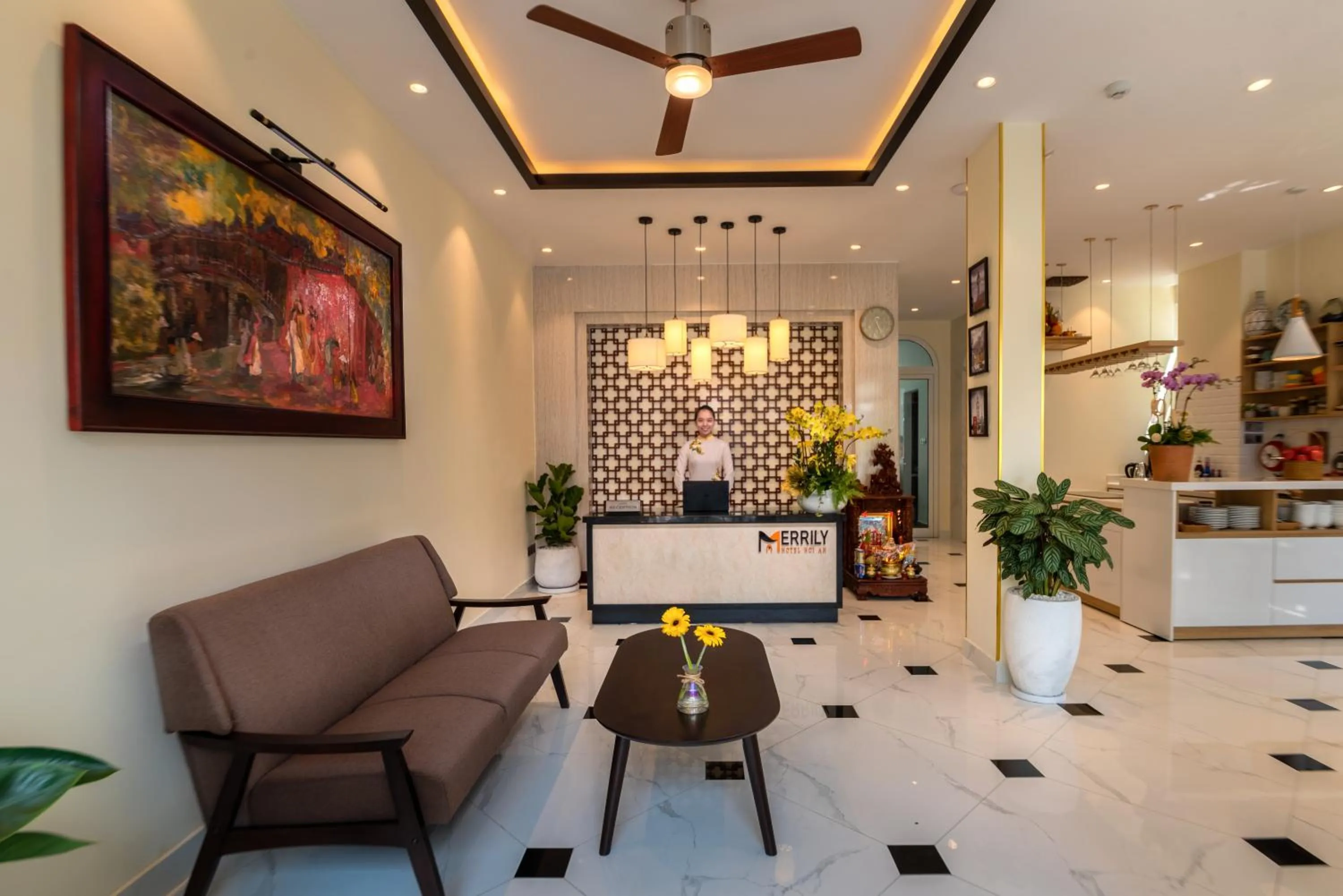 Living room in Hoi An Merrily De Art Hotel