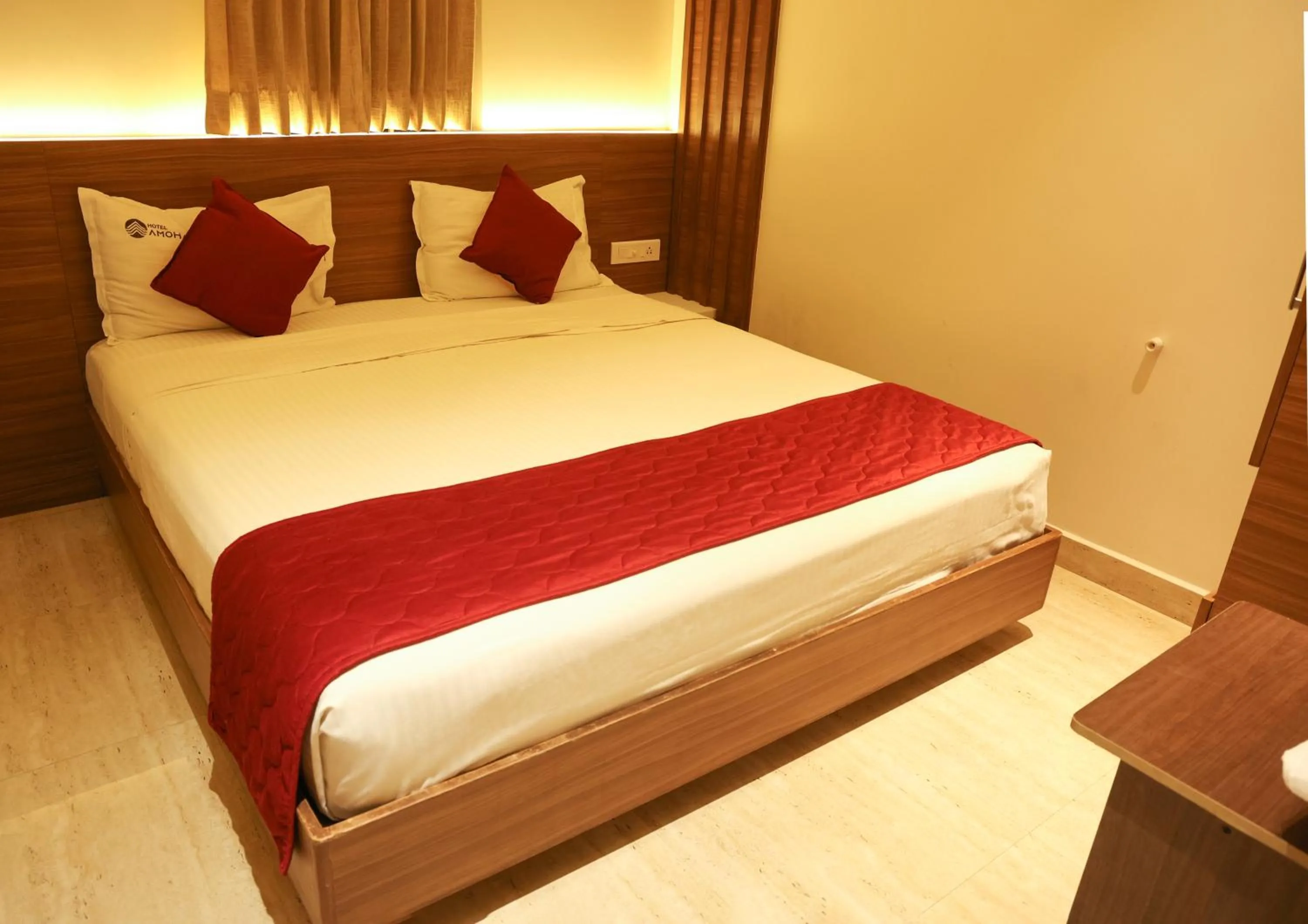 Bed in Hotel Amoha