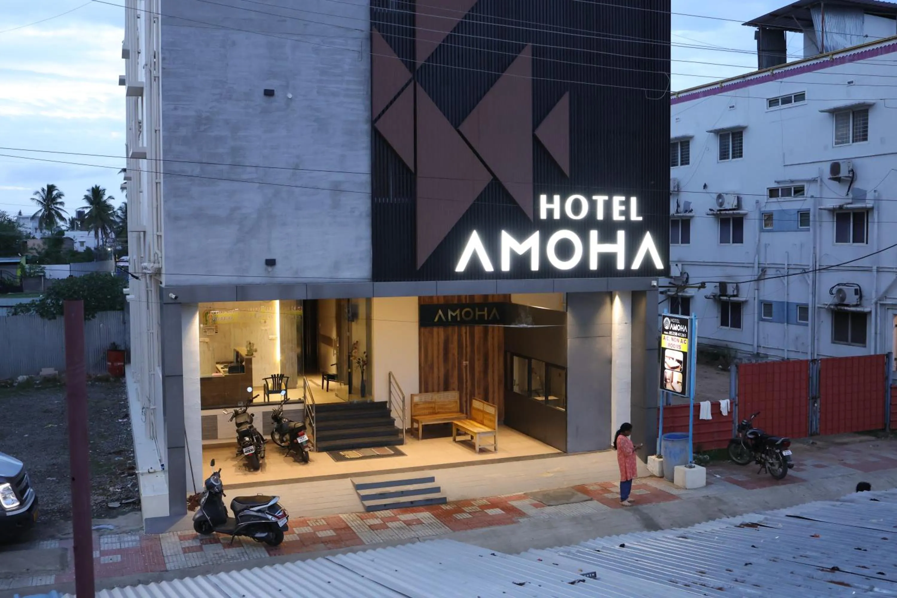 Facade/entrance in Hotel Amoha