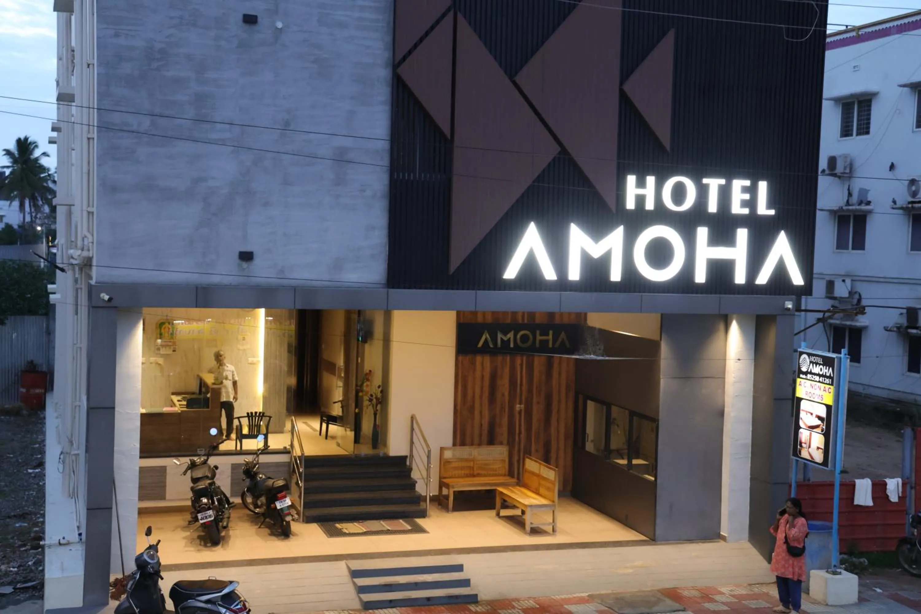 Facade/entrance in Hotel Amoha