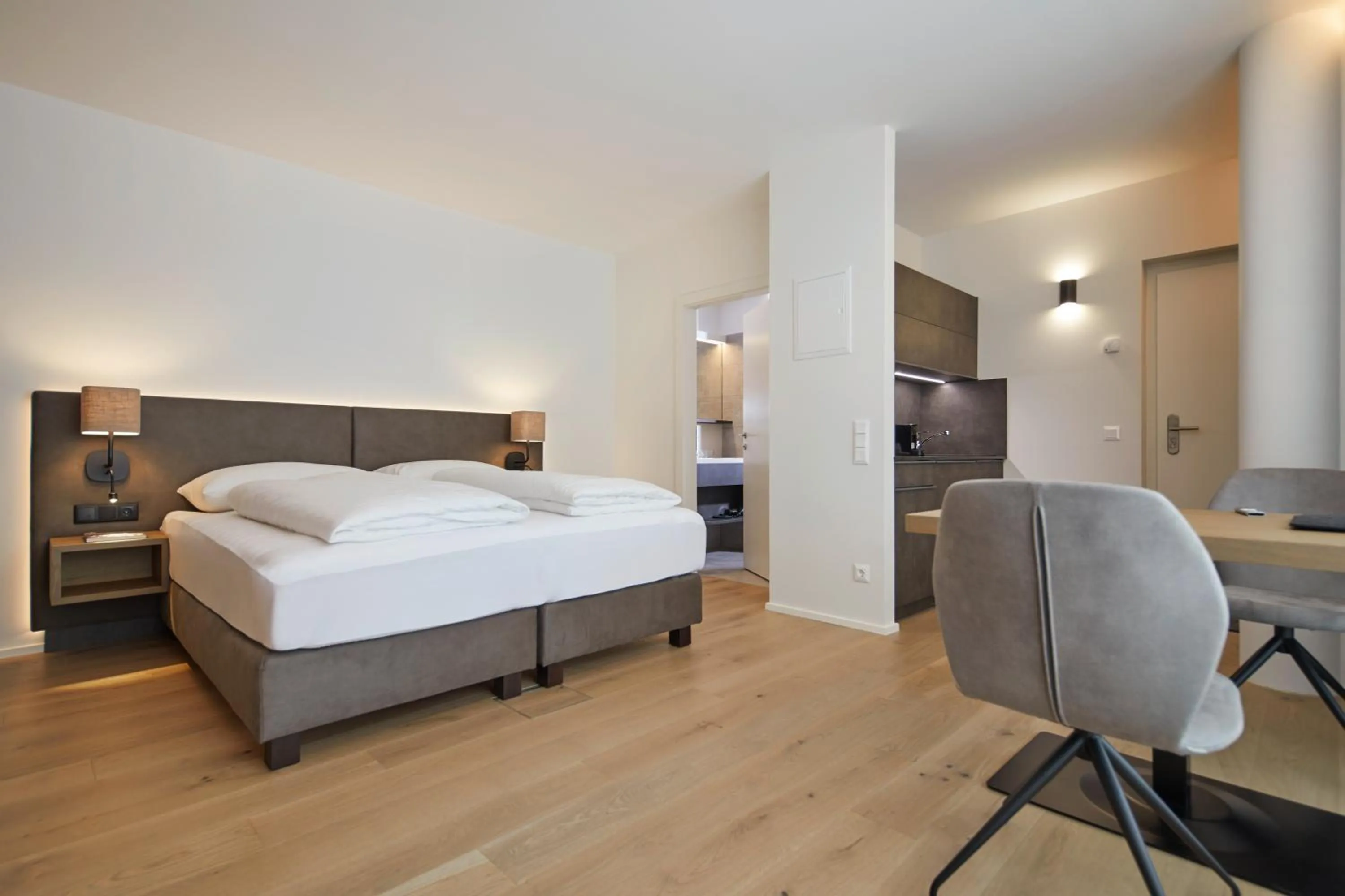 Photo of the whole room, Bed in Hotel Gösser Bräu