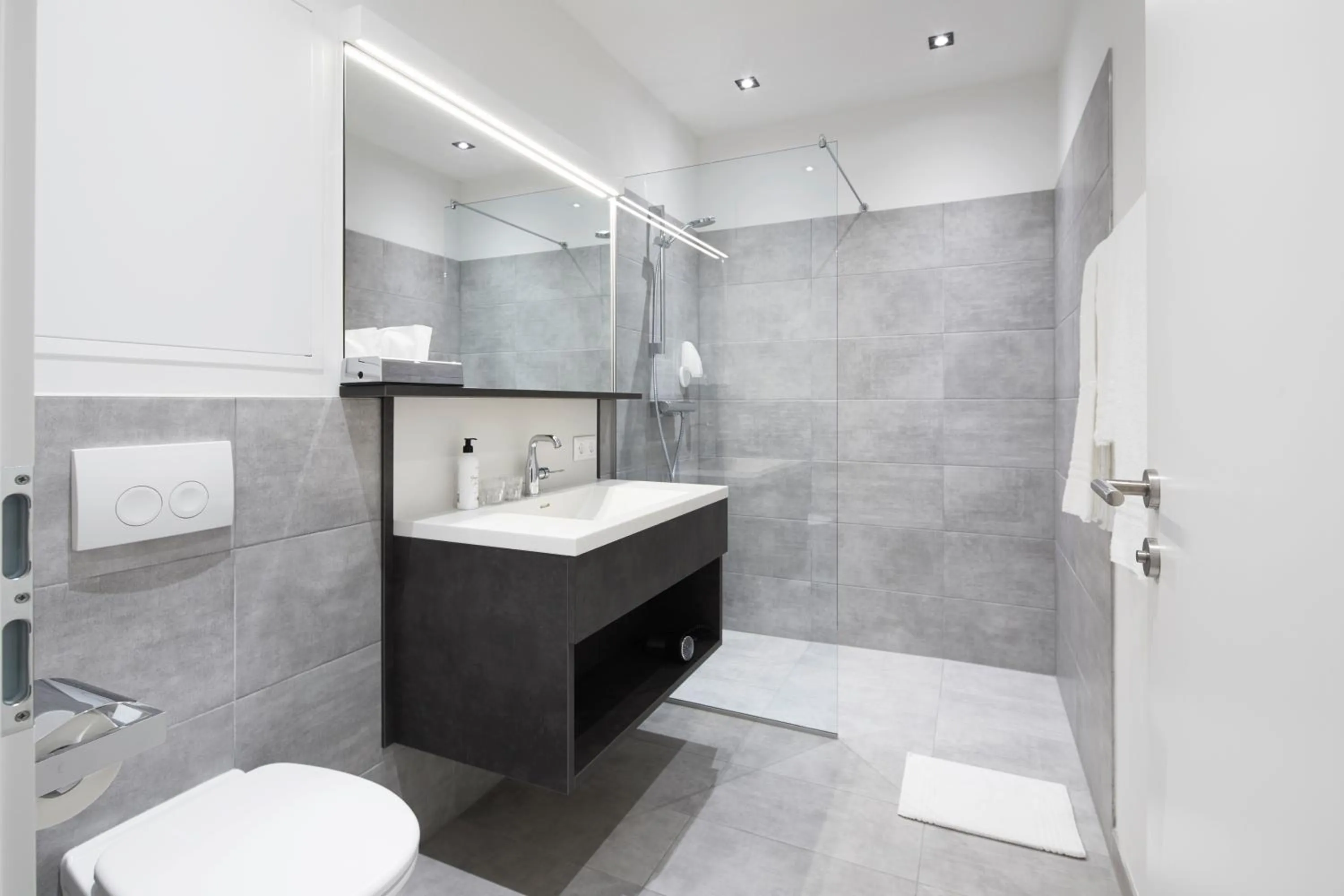 Bathroom in Hotel Gösser Bräu