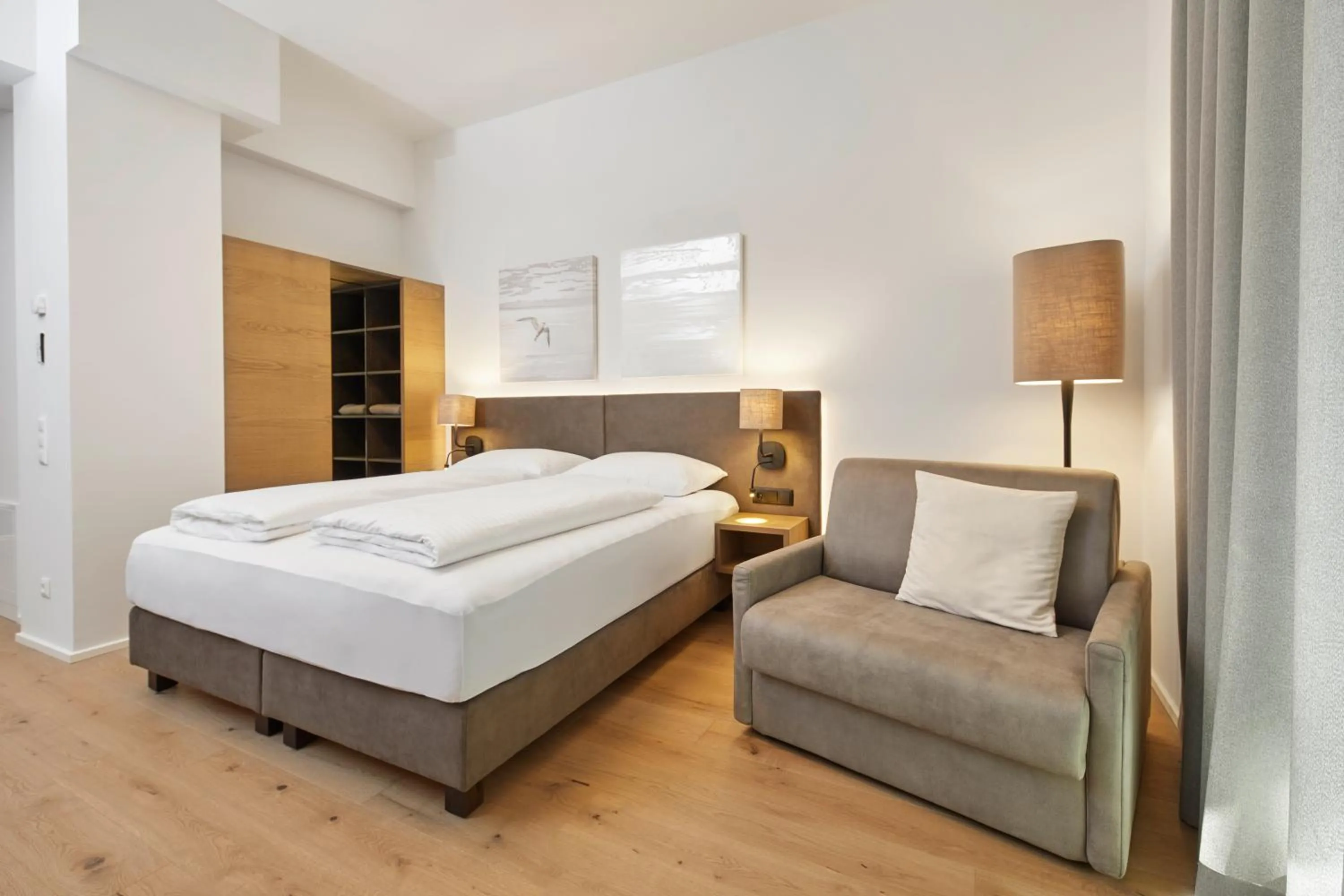 Photo of the whole room, Bed in Hotel Gösser Bräu