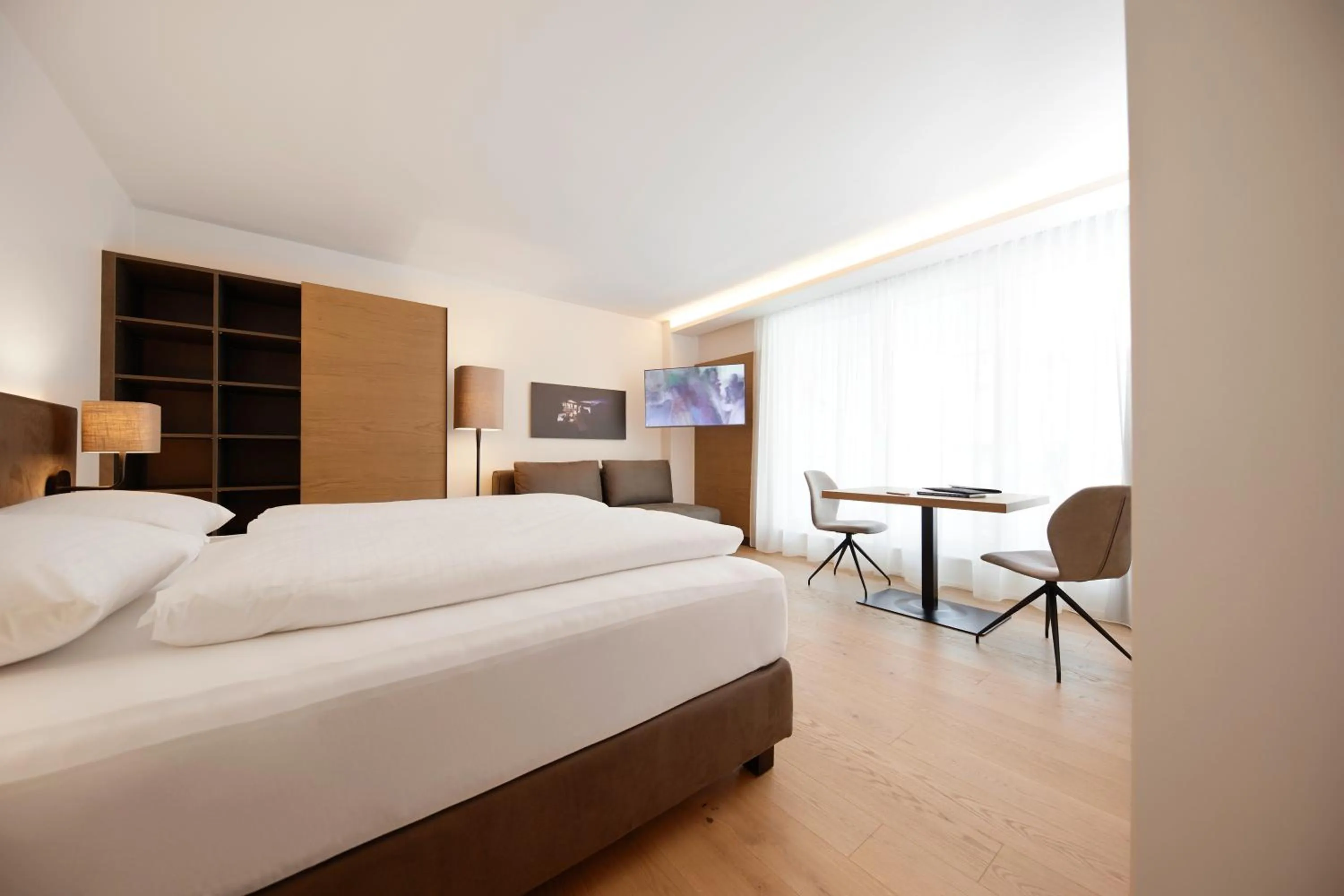 Bed in Hotel Gösser Bräu