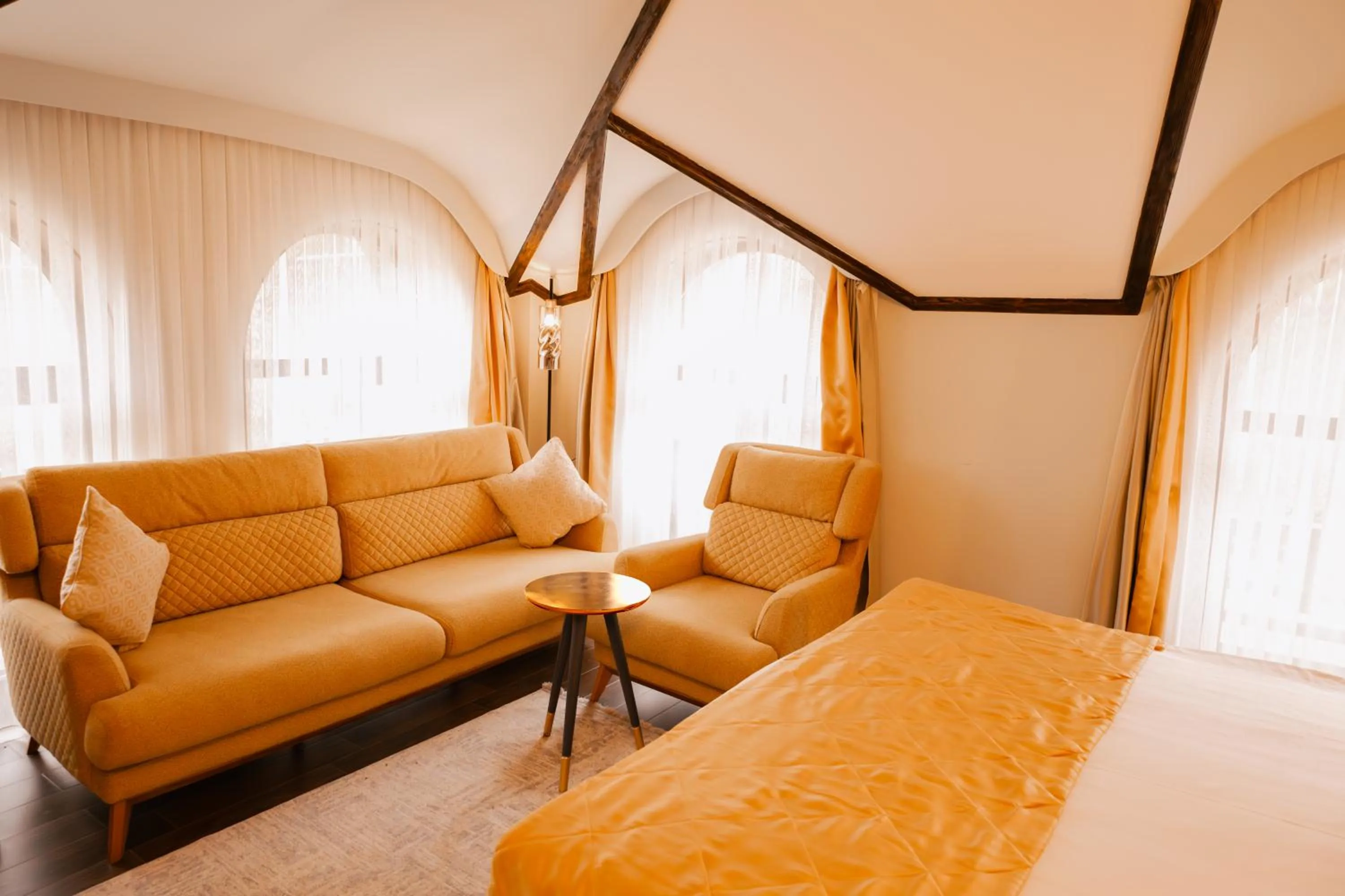 Bed in Quba Vadi Chalet Hotel