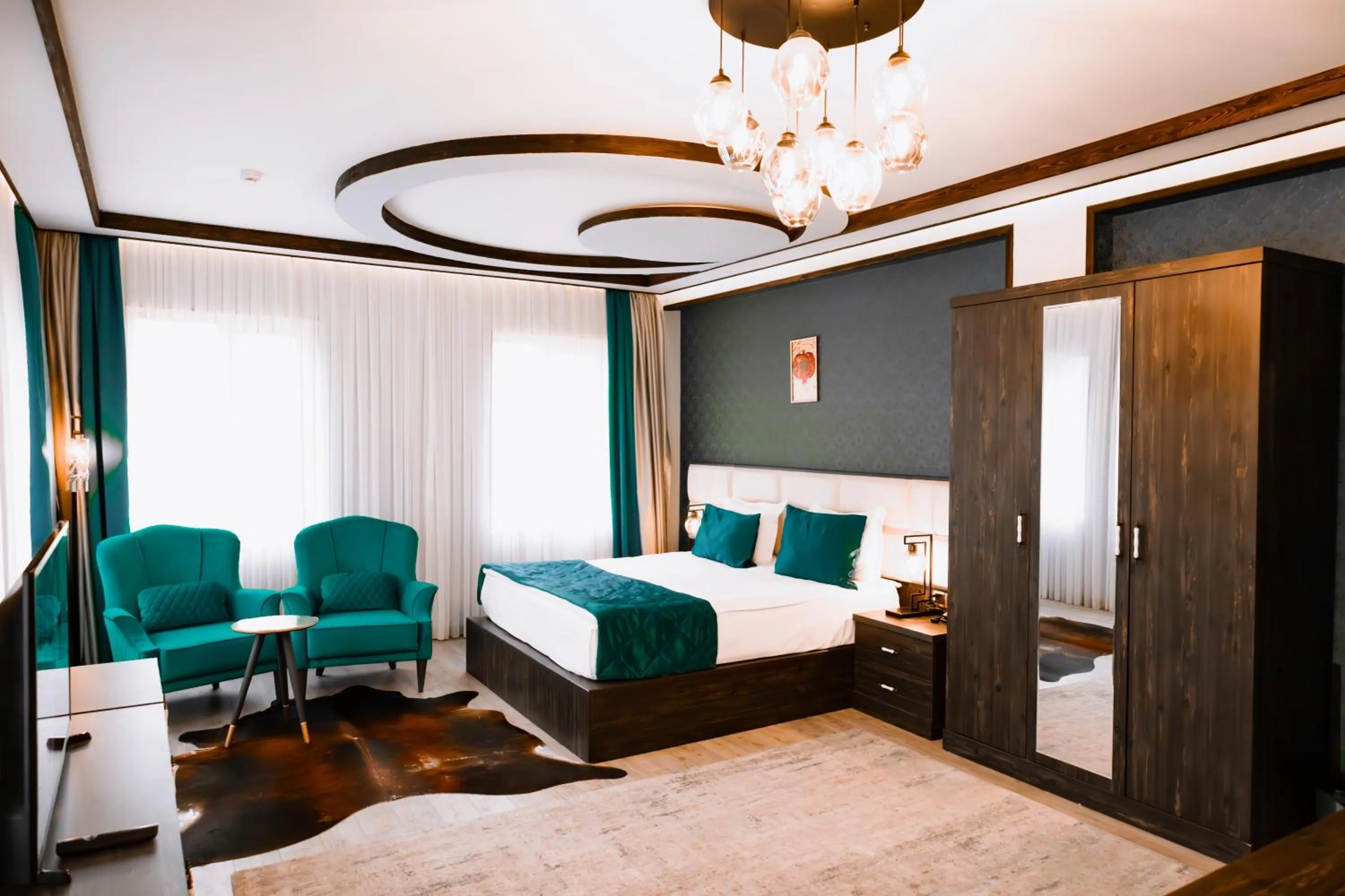 Bed in Quba Vadi Chalet Hotel