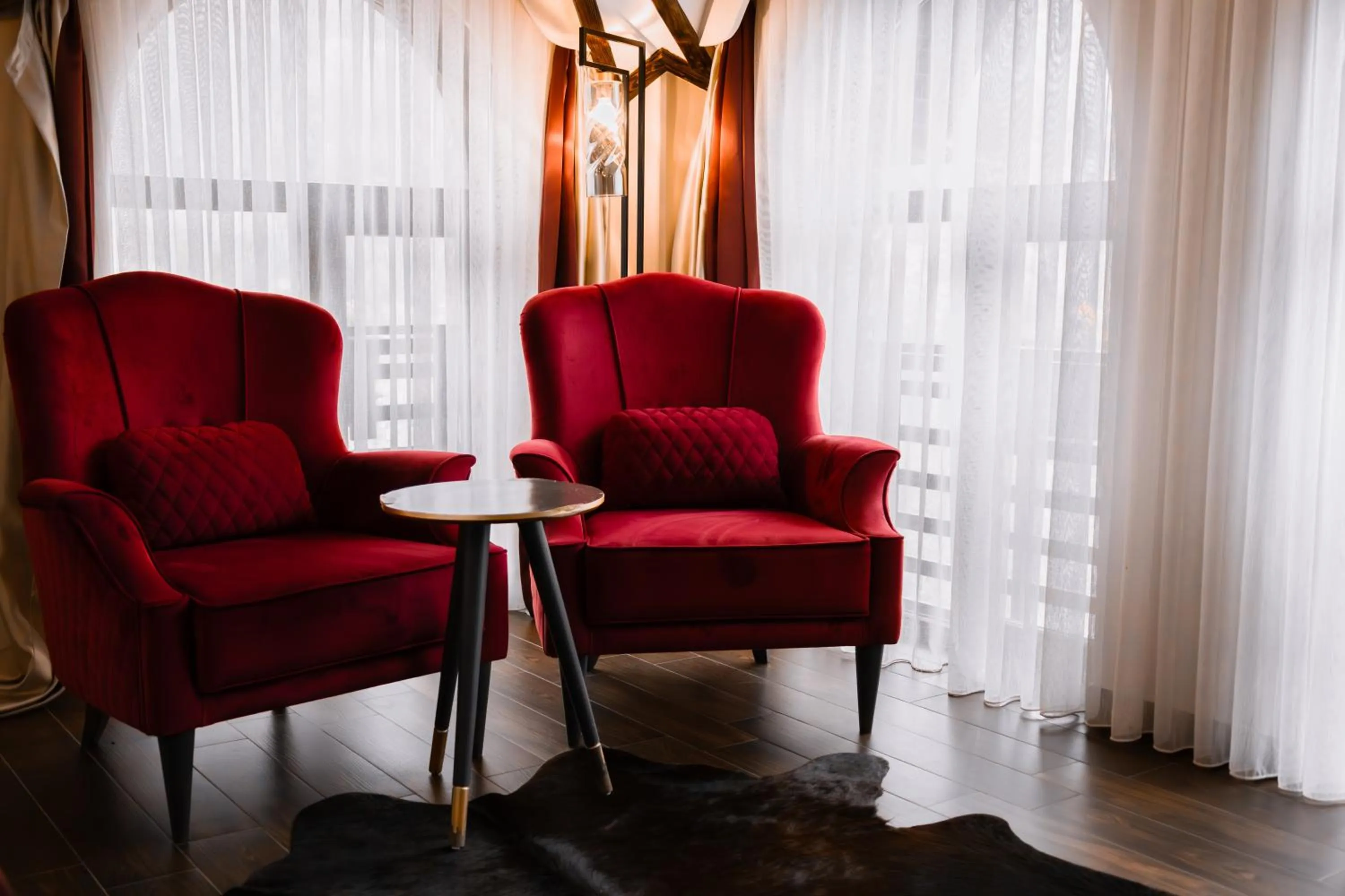 Living room in Quba Vadi Chalet Hotel