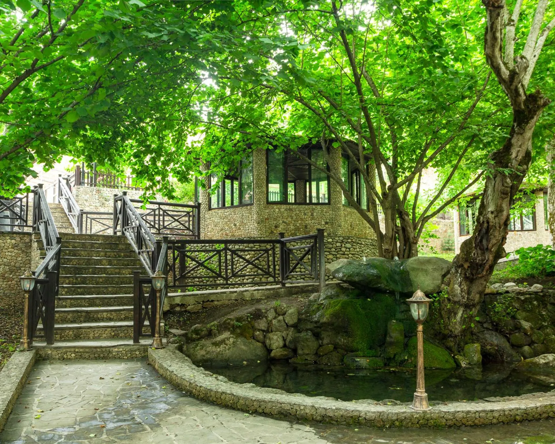 Garden in Quba Vadi Chalet Hotel