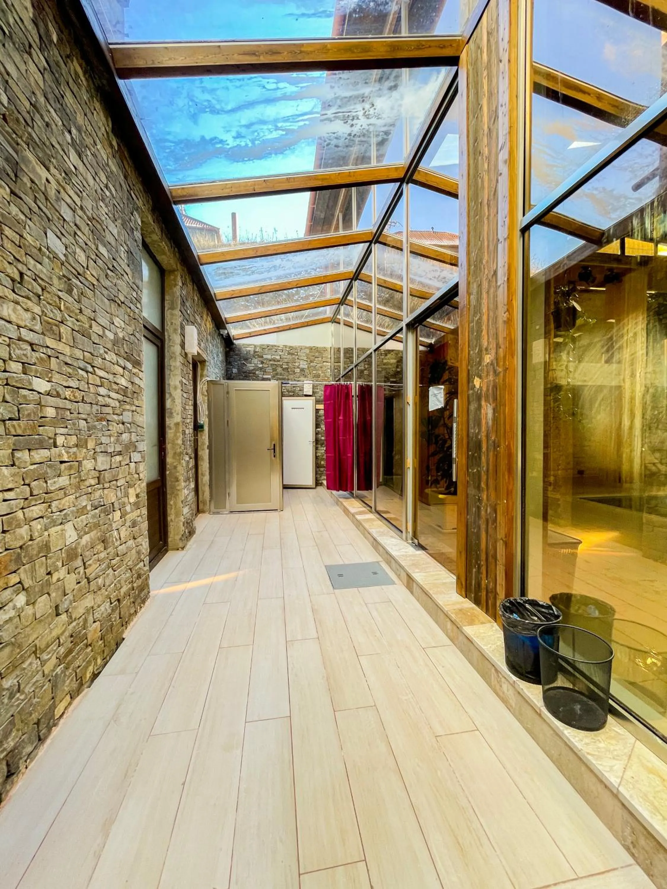 Patio in Quba Vadi Chalet Hotel