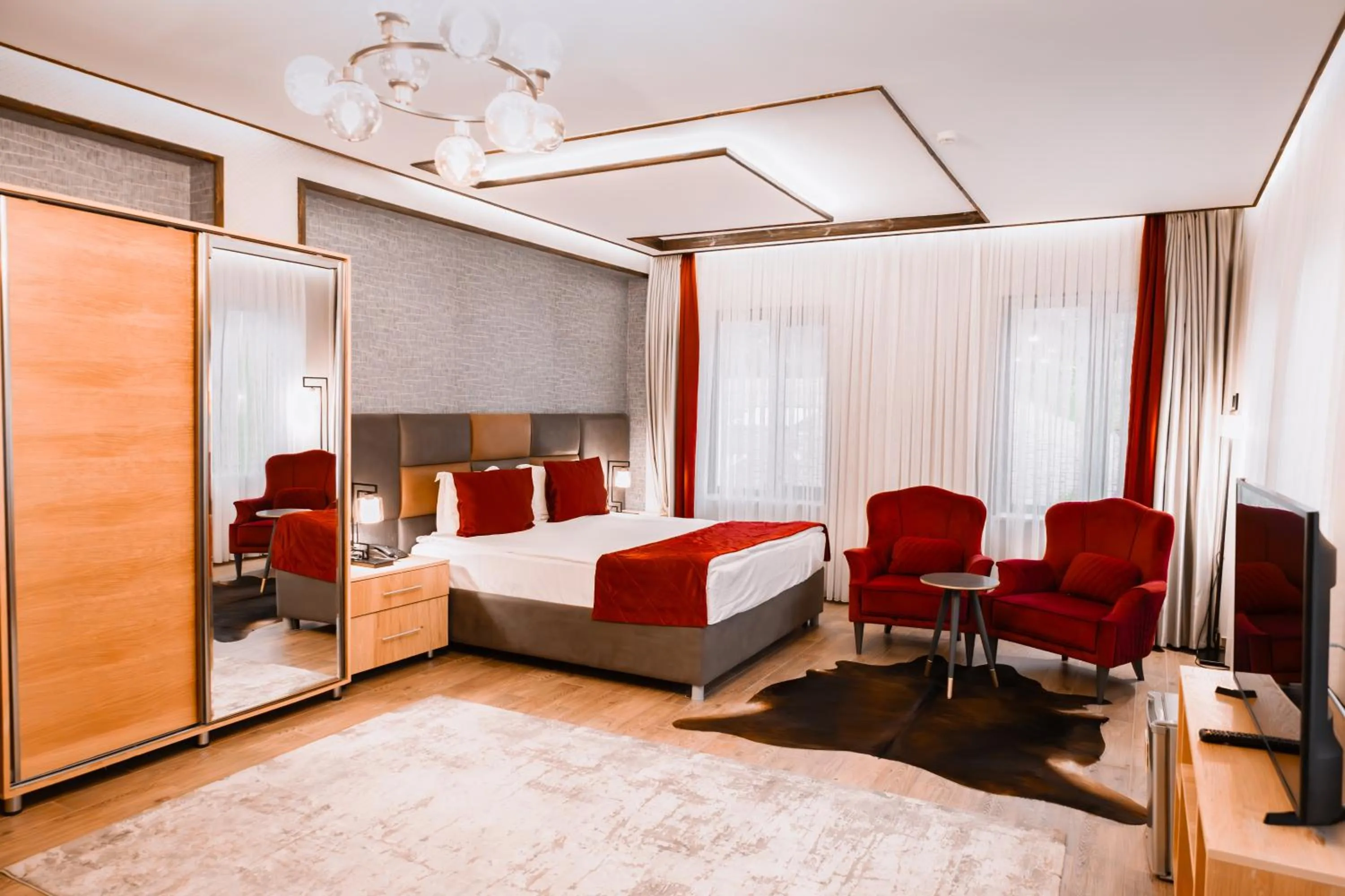 Bed in Quba Vadi Chalet Hotel