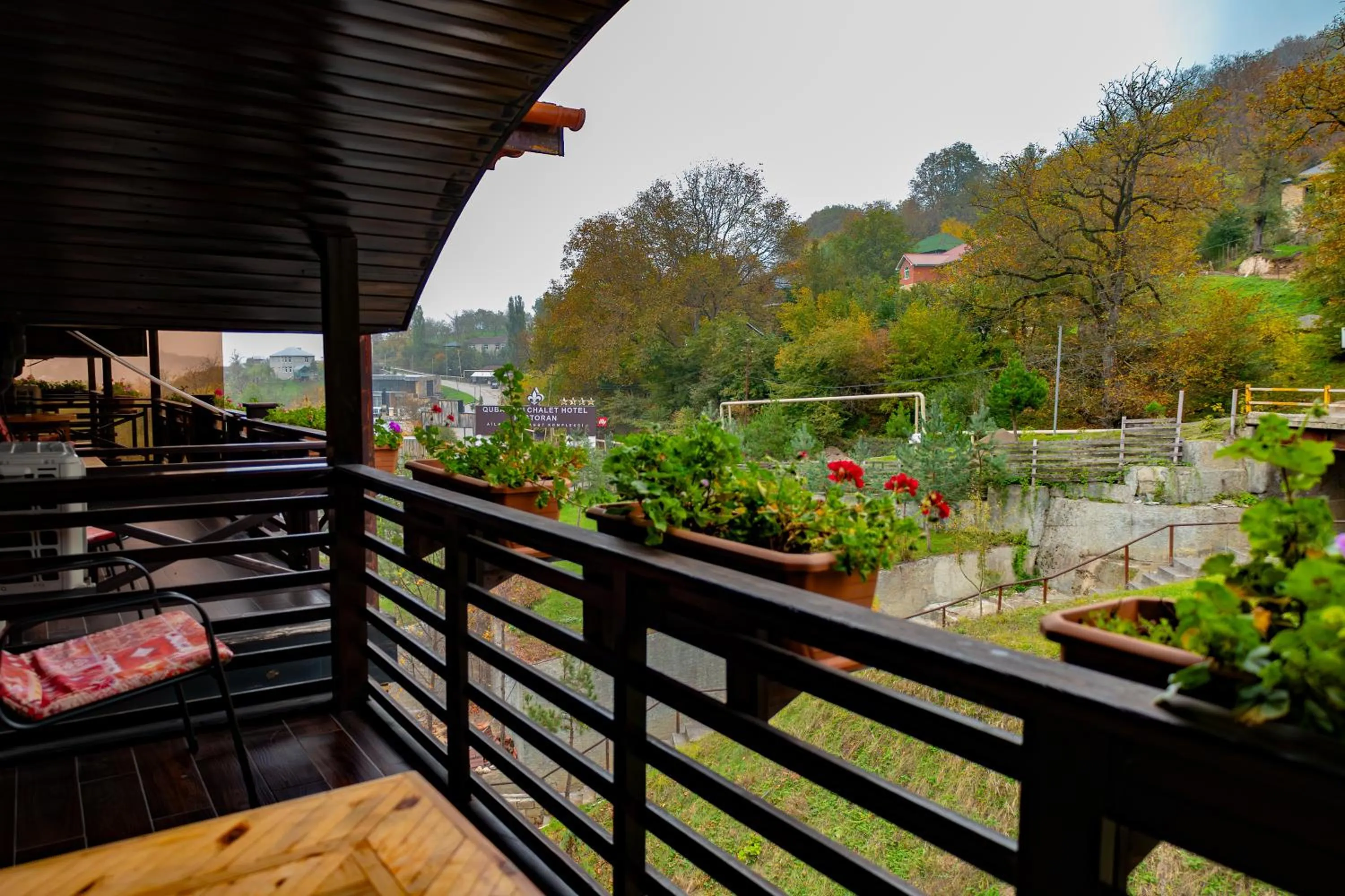 Patio in Quba Vadi Chalet Hotel