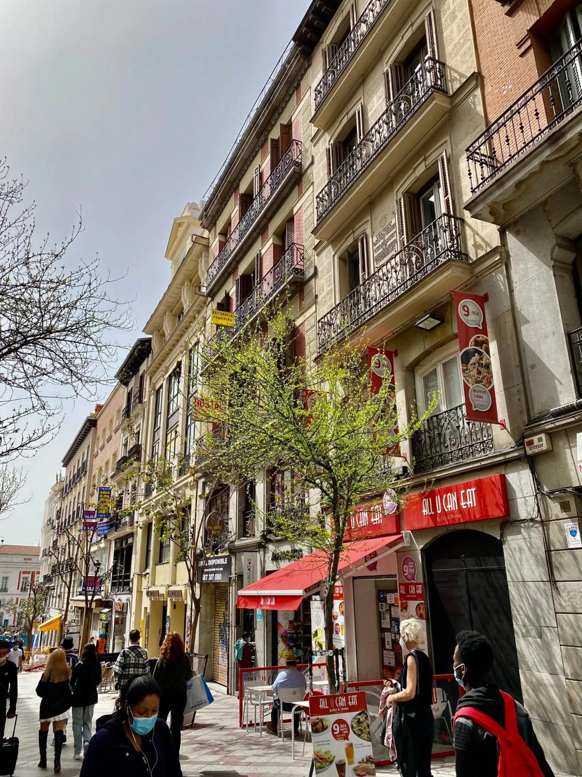 Facade/entrance in Montera Center Madrid
