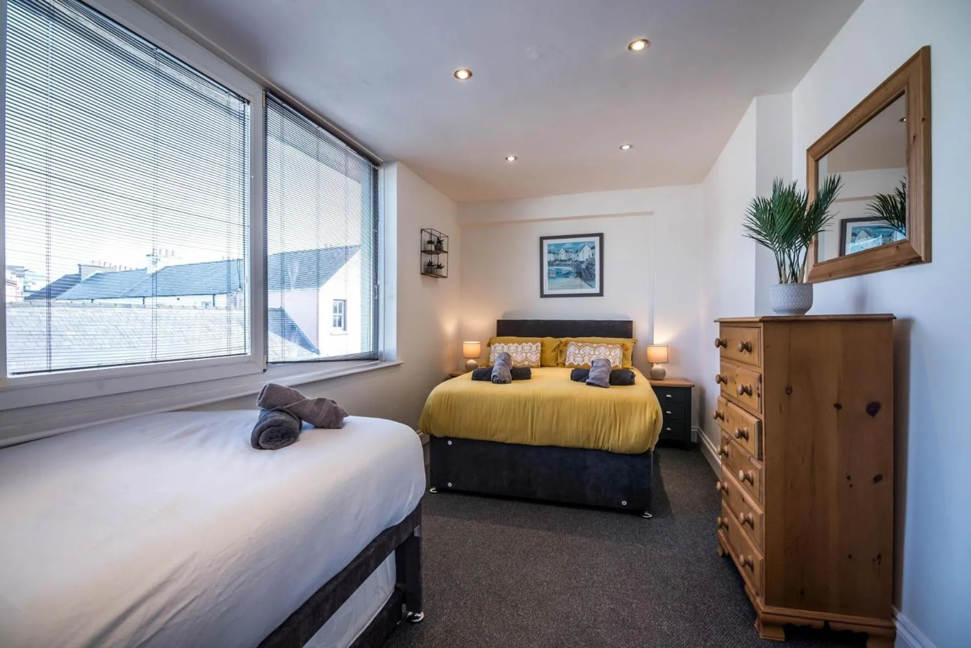 Floor plan, Bed in Coppet Cove - 2 Bedroom Apartment - Saundersfoot