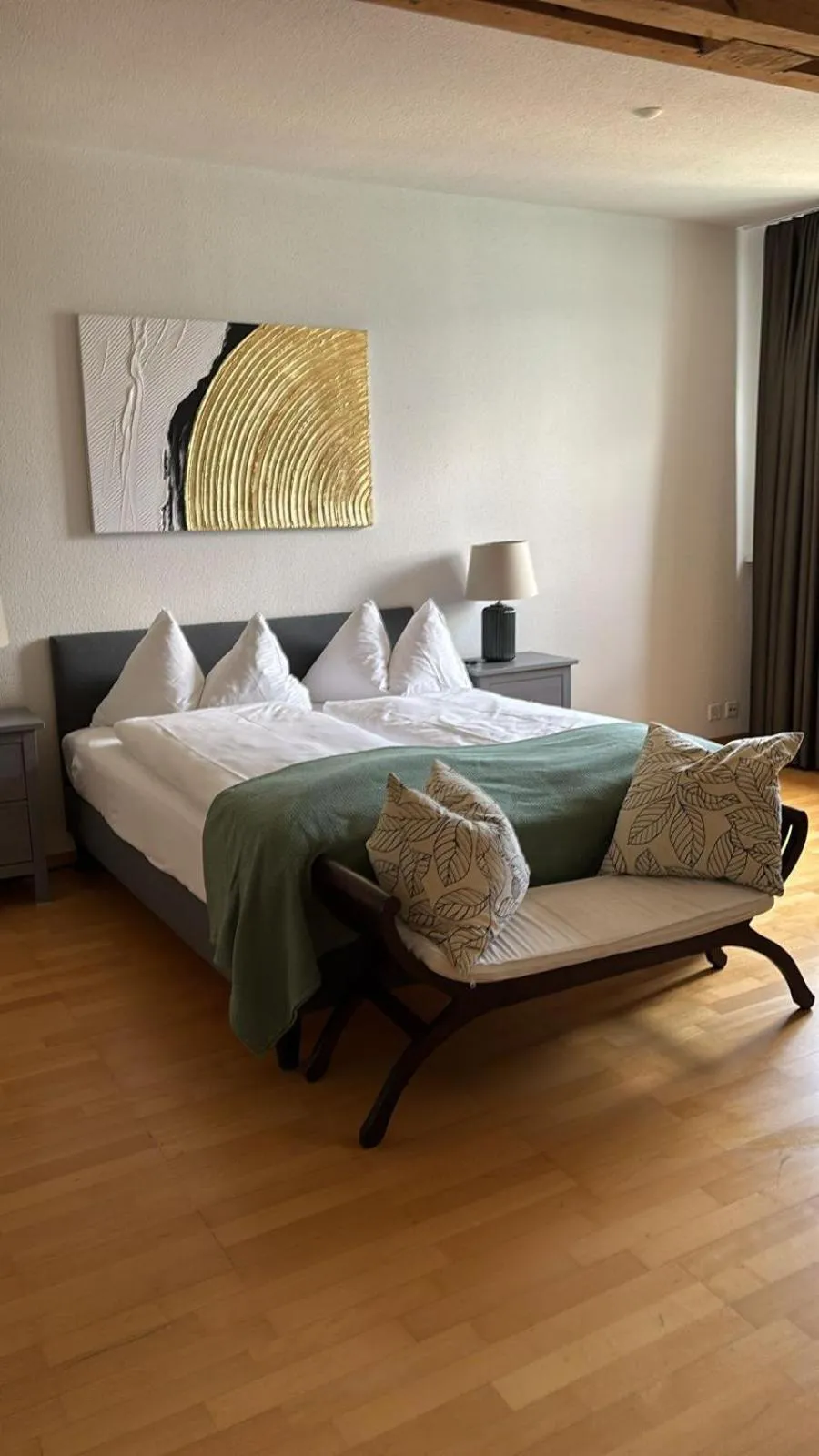 Bed in Hotel Restaurant Bellevue au Lac