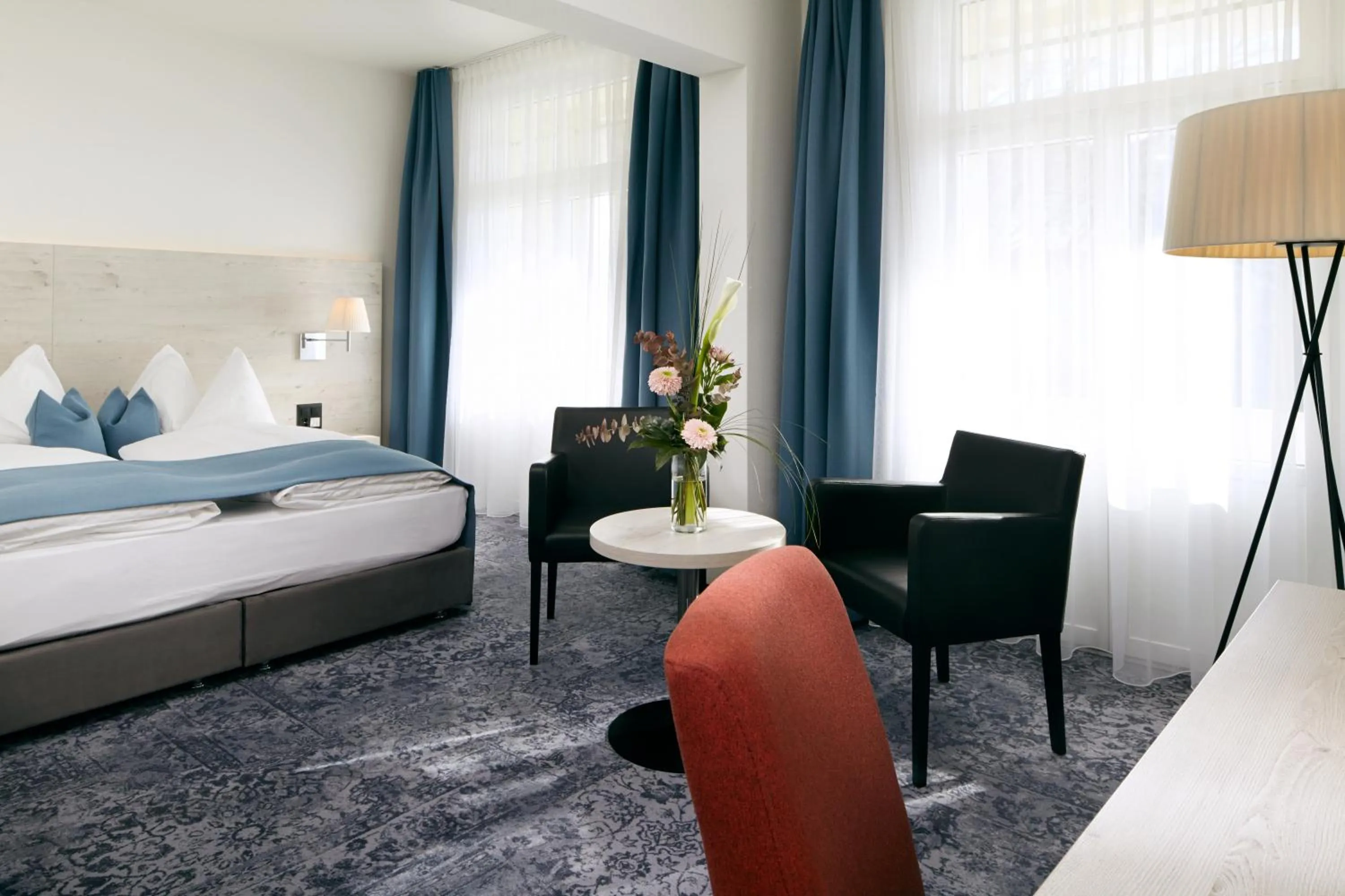 Superior Double Room in Hotel Restaurant Bellevue au Lac