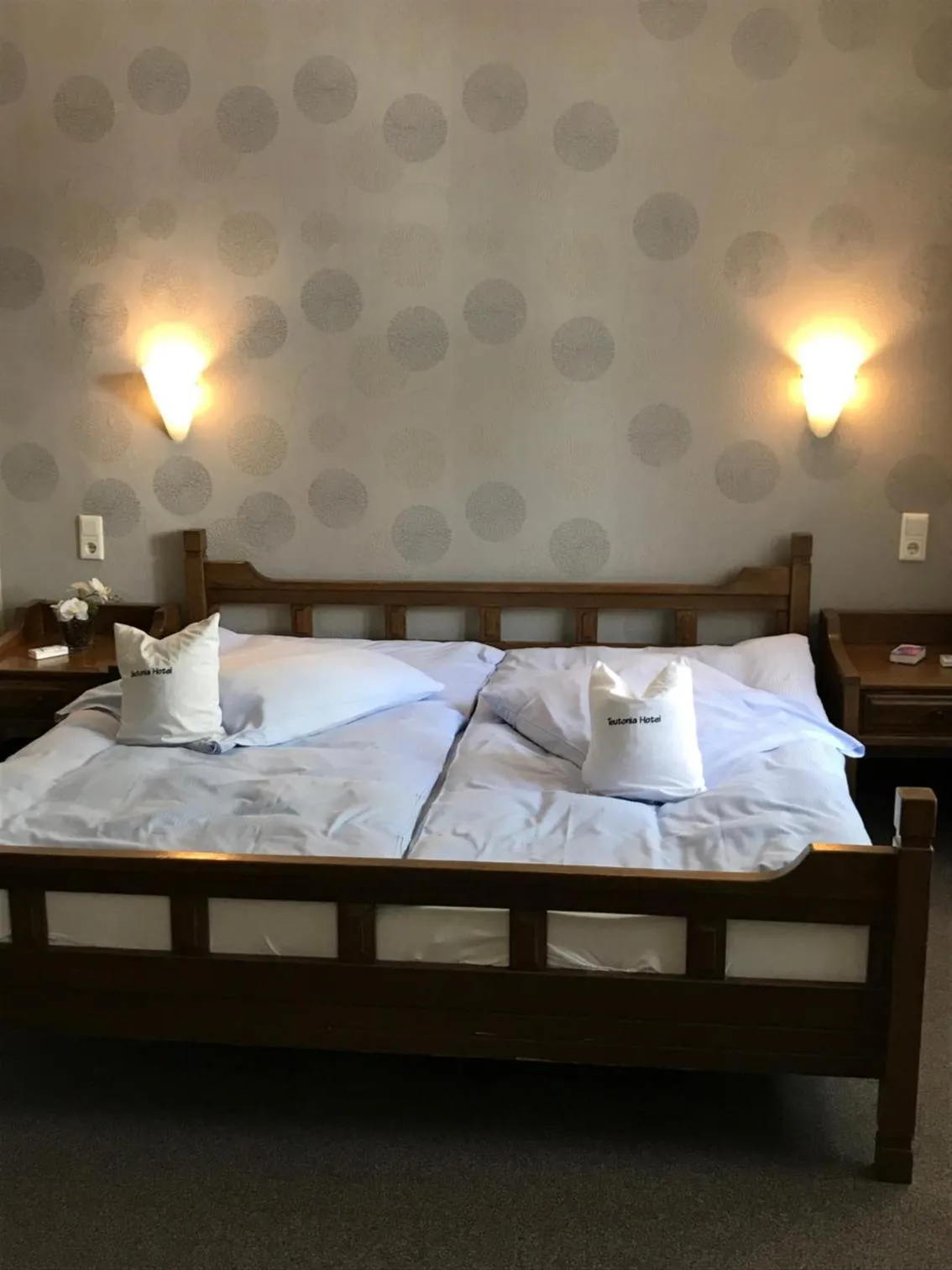 Bed in Teutonia Hotel