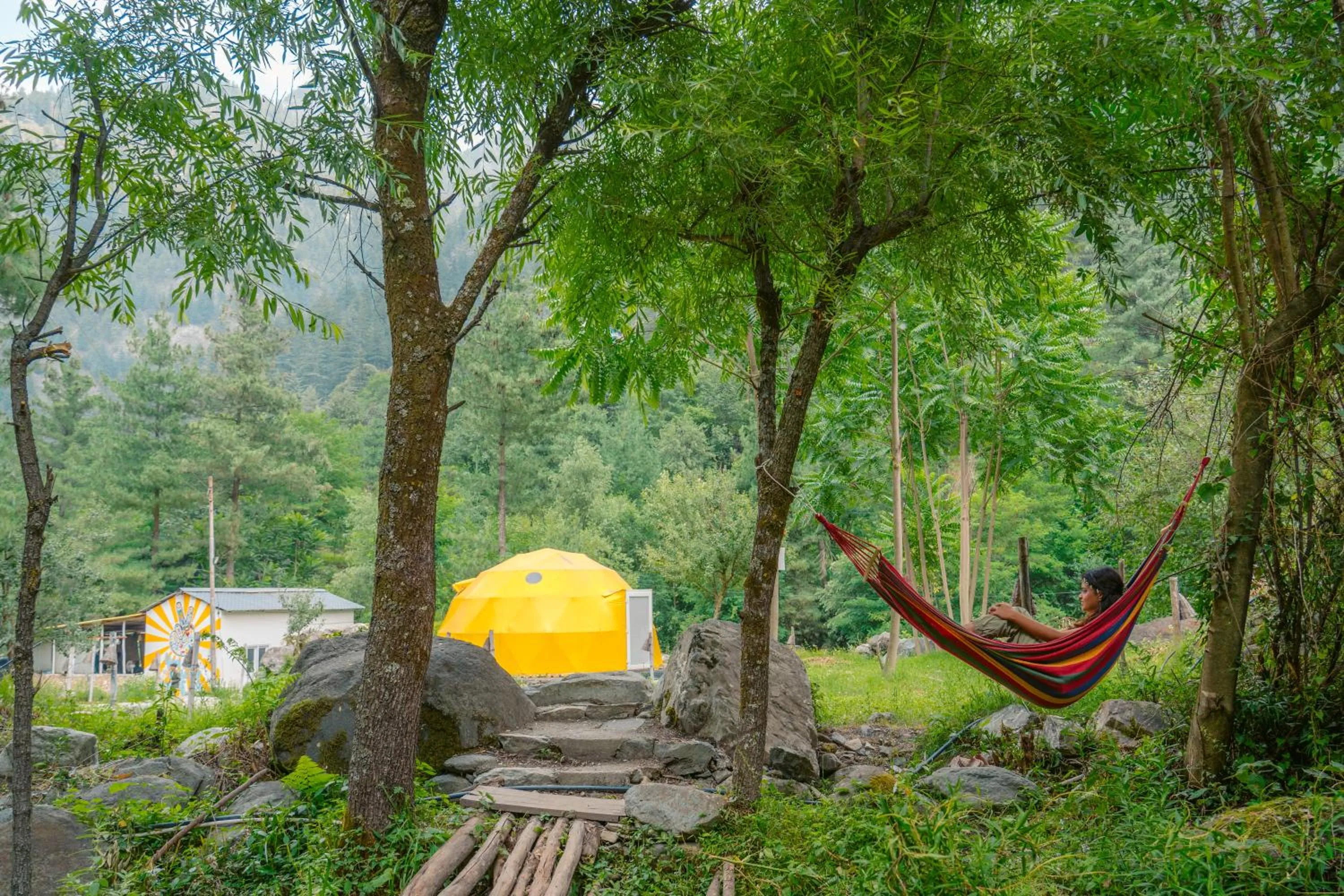 Garden in Whoopers Boutique Resort Jibhi