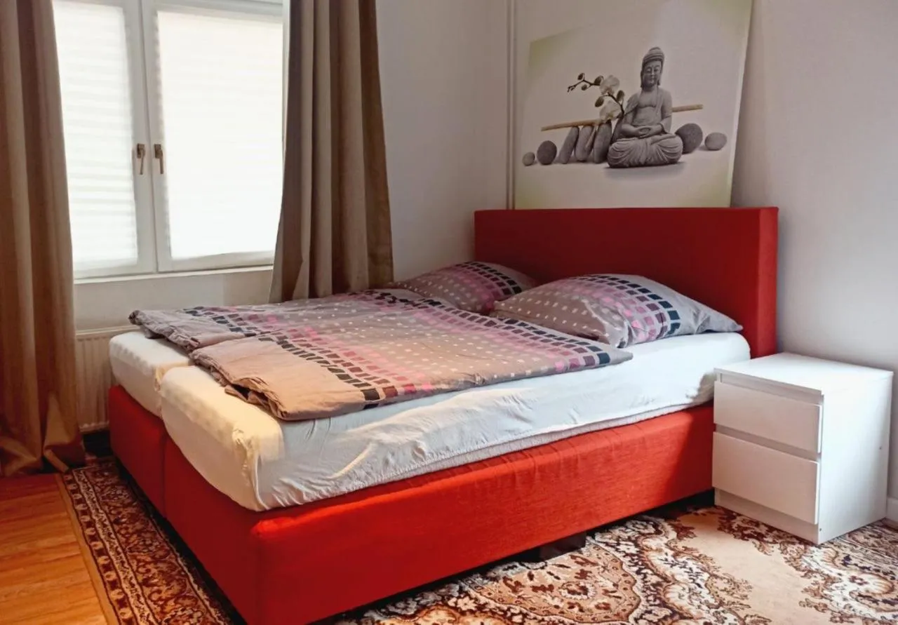 Bed in Landhotel Waldschänke