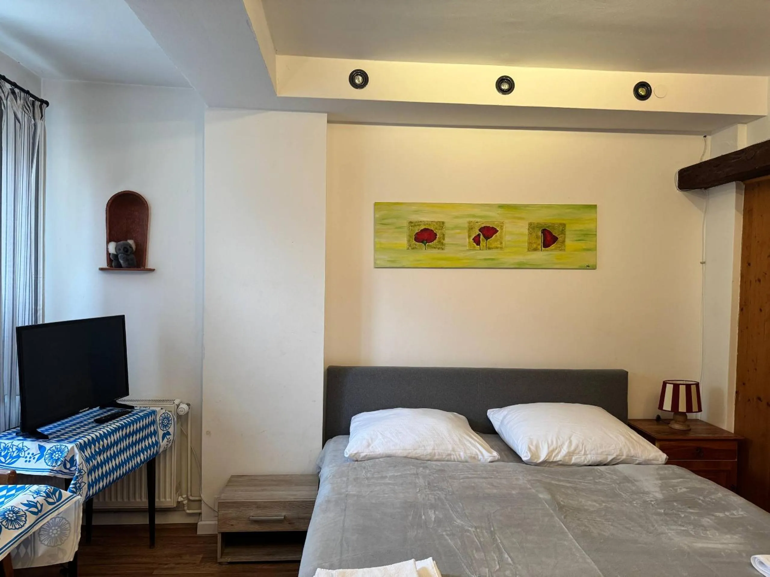 Bed in Landhotel Waldschänke