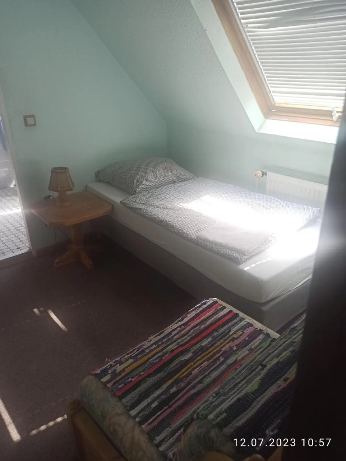 Bed in Landhotel Waldschänke