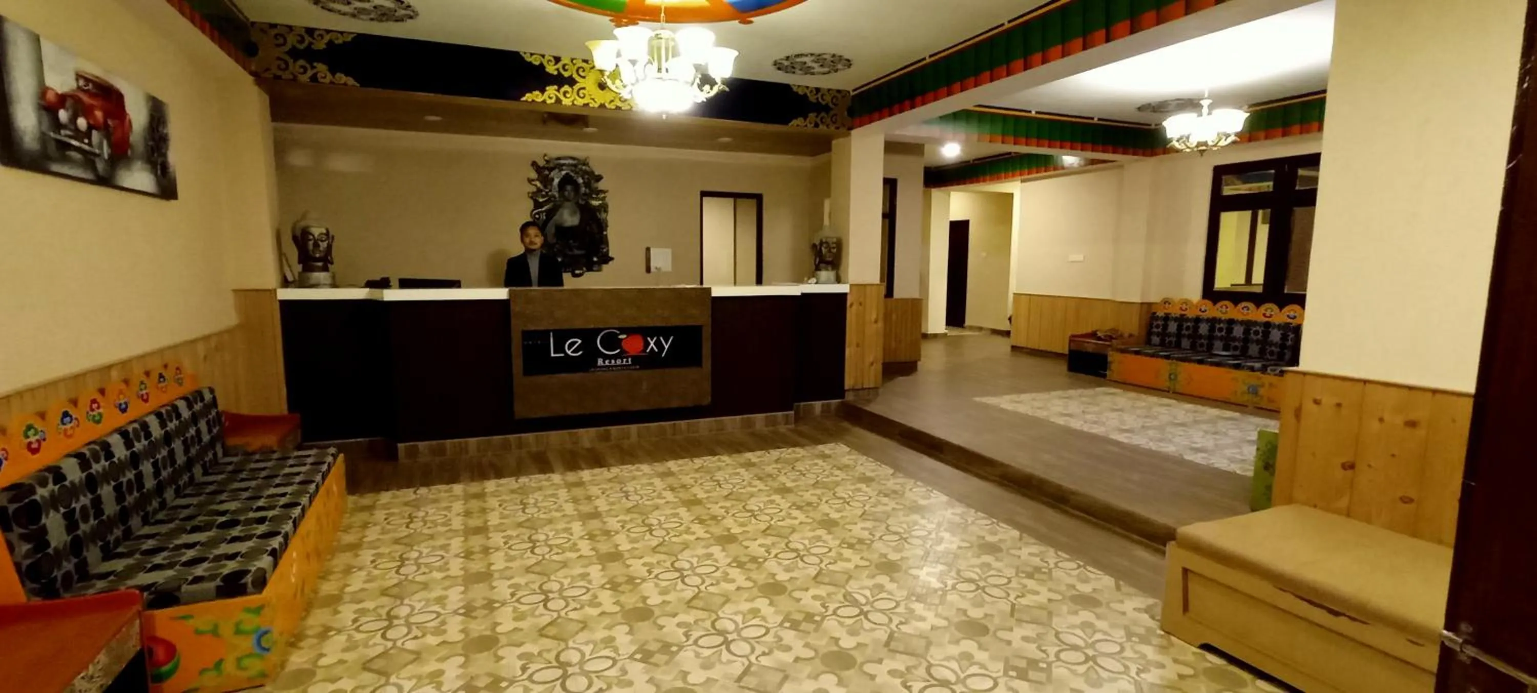 Lobby or reception, Bed in Le Coxy Resort Lachung
