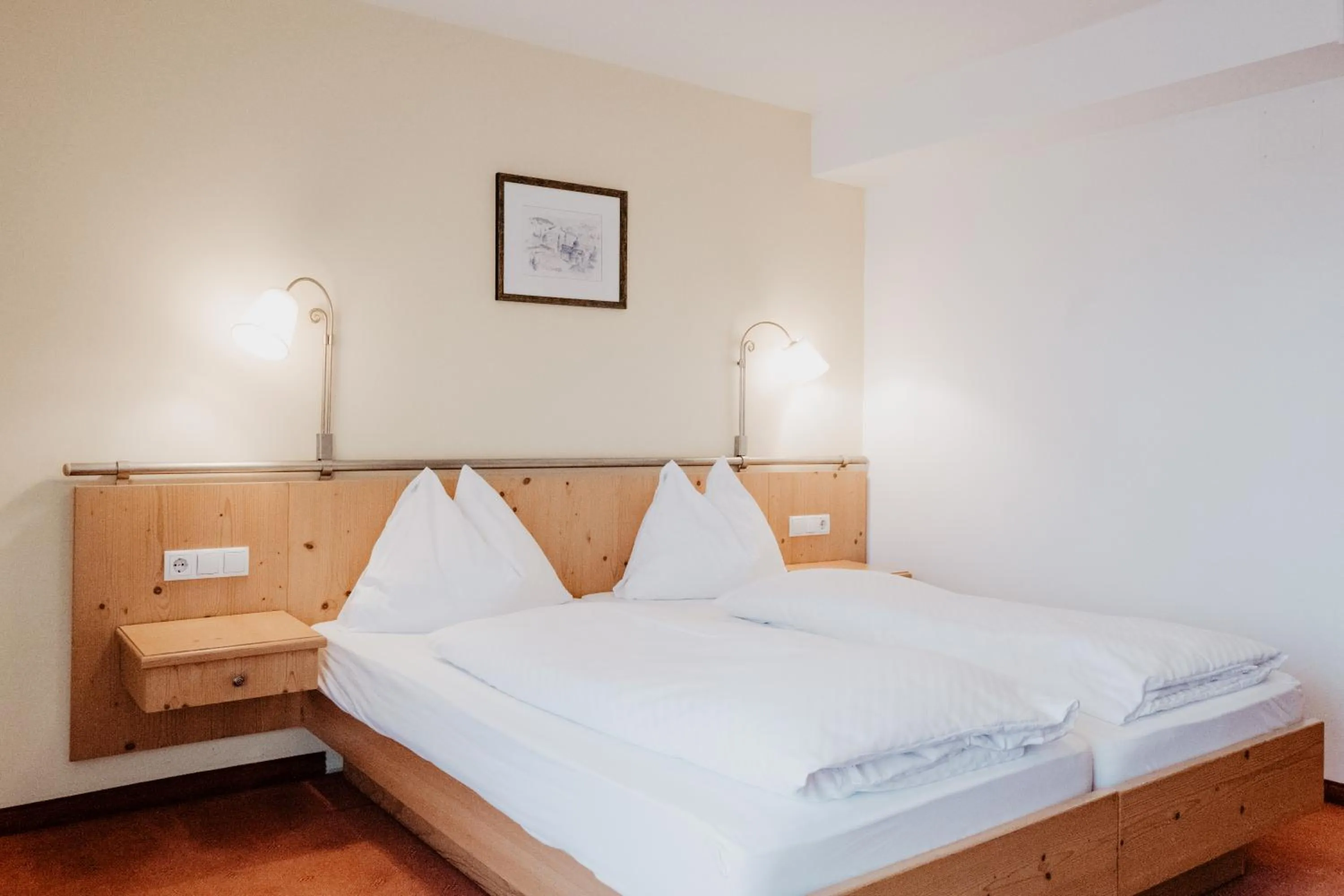 Bed in Hotel Kohlpeter