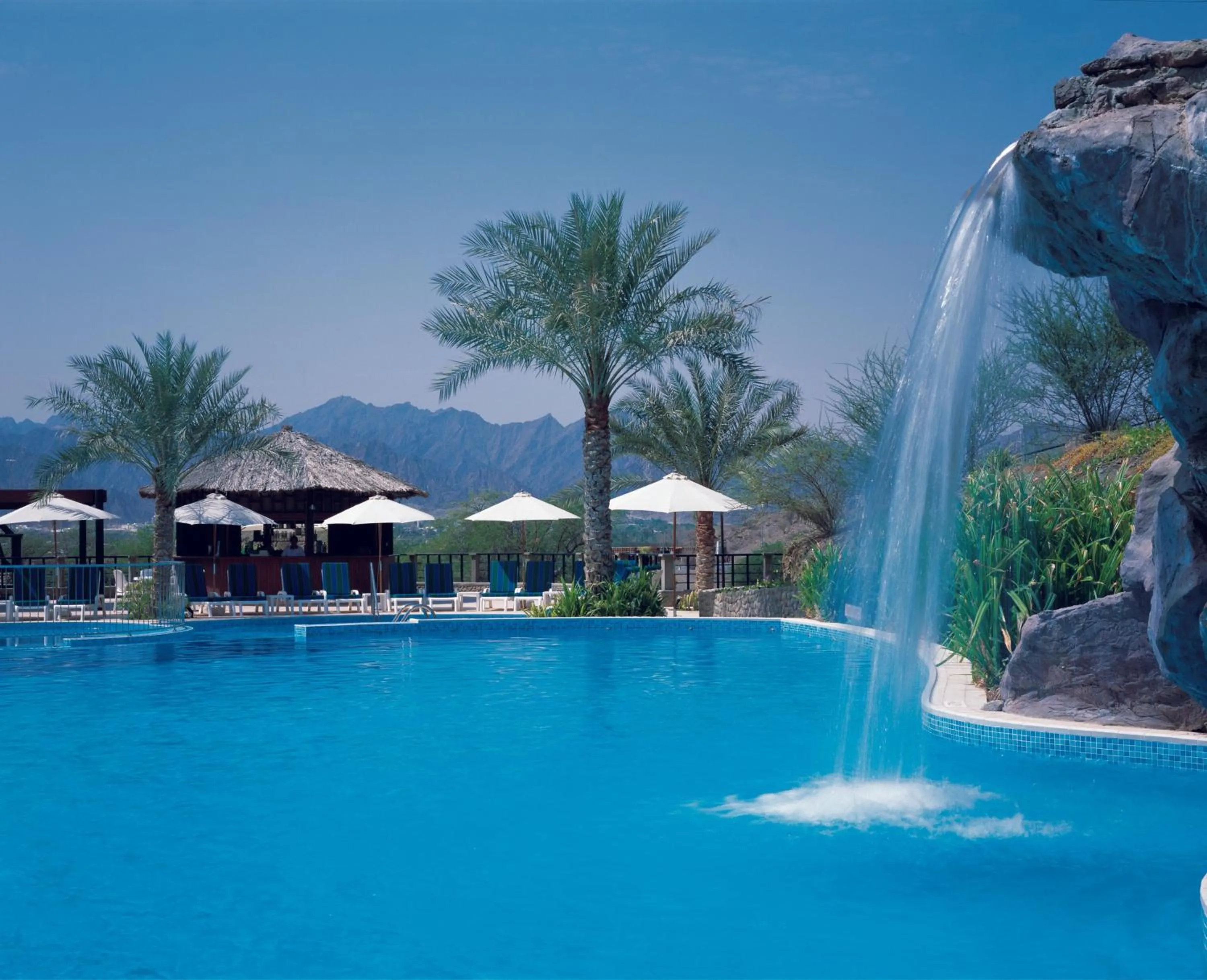 Swimming pool in JA Hatta Fort Hotel